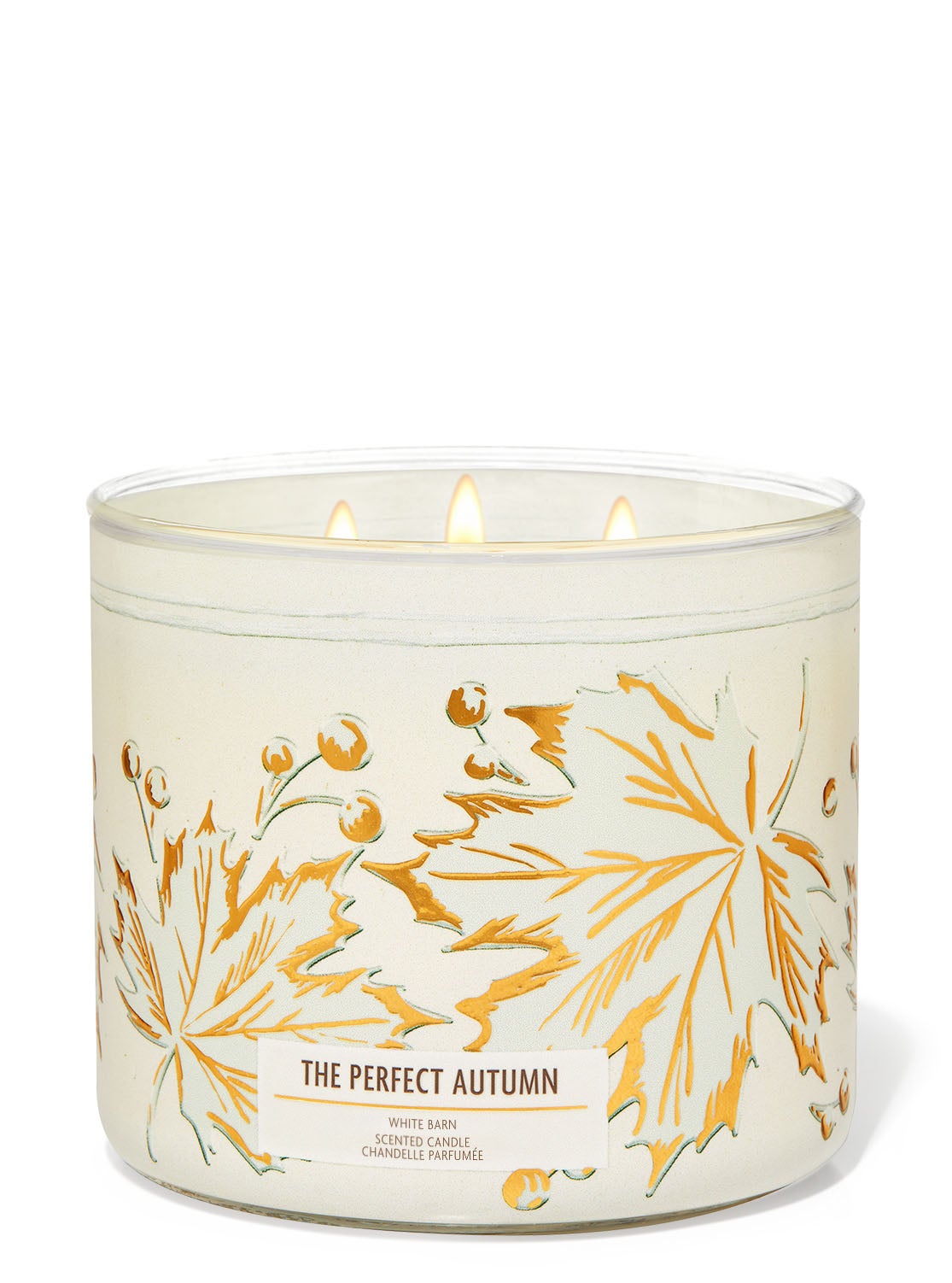 The Perfect Autumn 3Wick Candle Bath and Body Works
