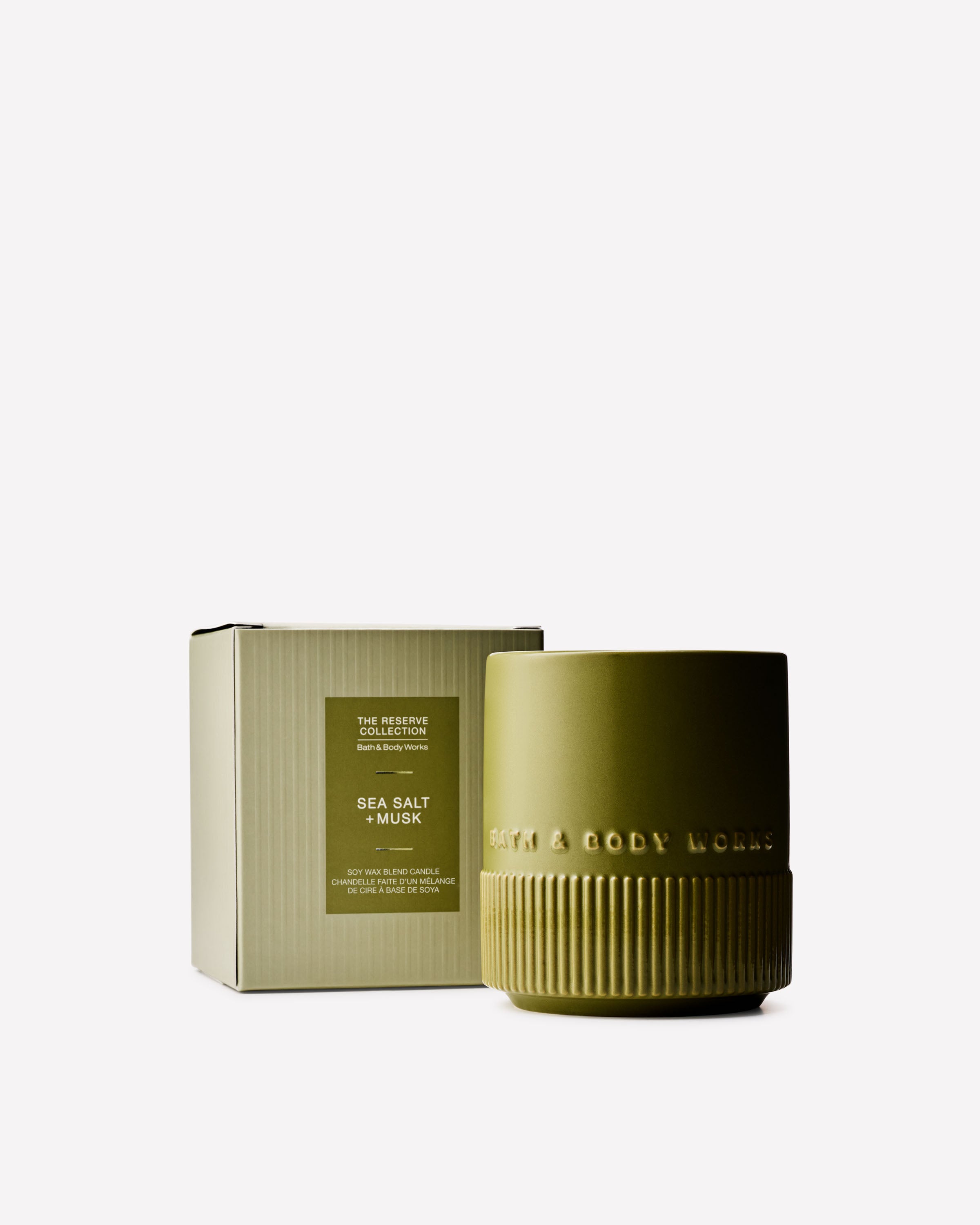 Chandelle à une mèche Sea Salt + Musk