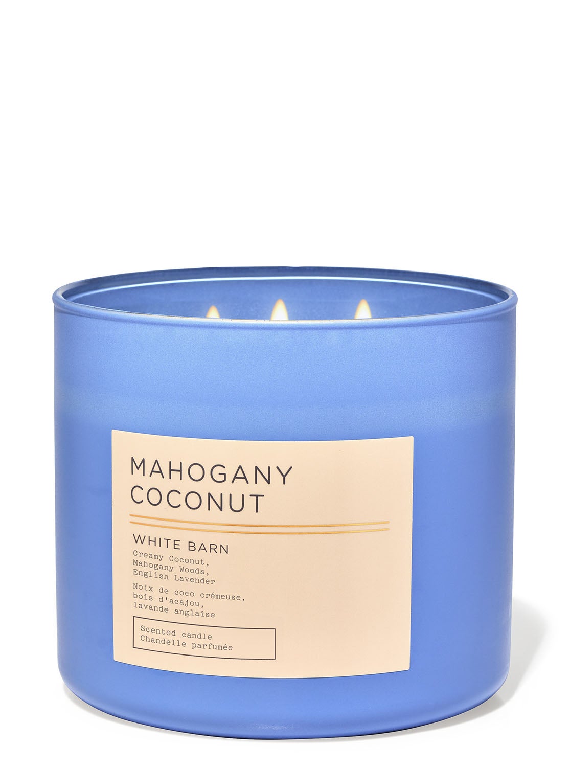 Mahogany Coconut 3Wick Candle Bath and Body Works