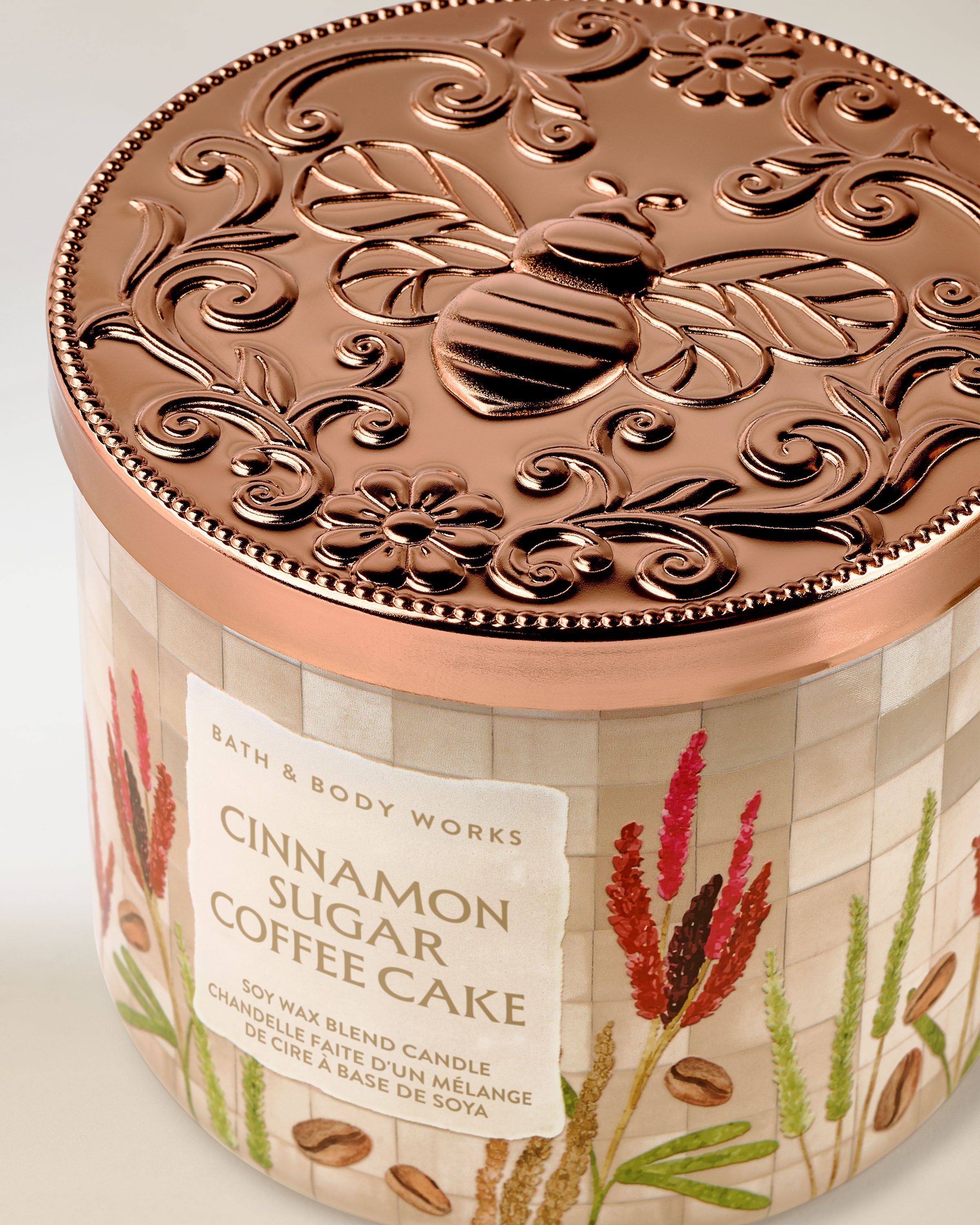 Cinnamon Sugar Coffee Cake 3-Wick Candle