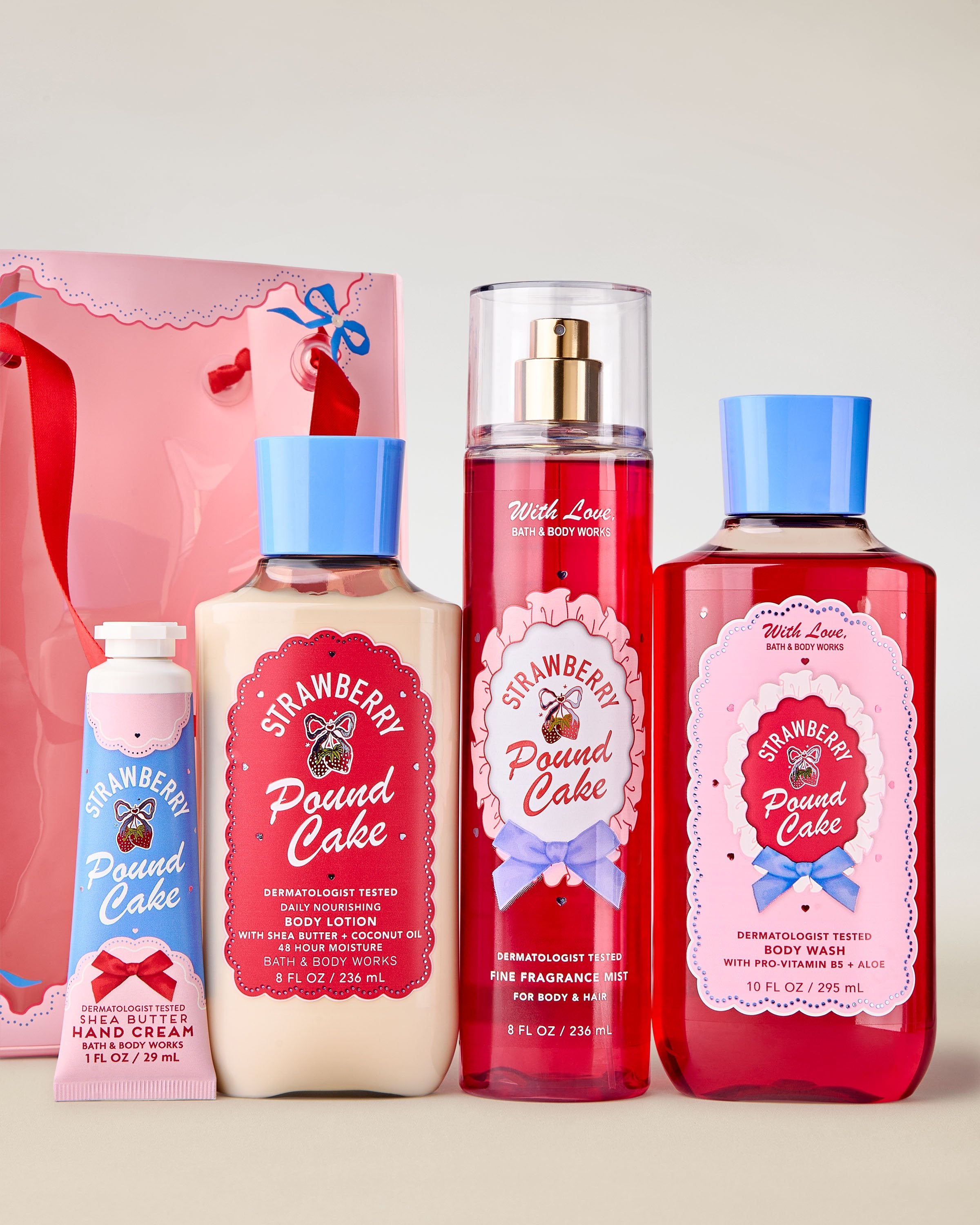 Strawberry Pound Cake Gift Set