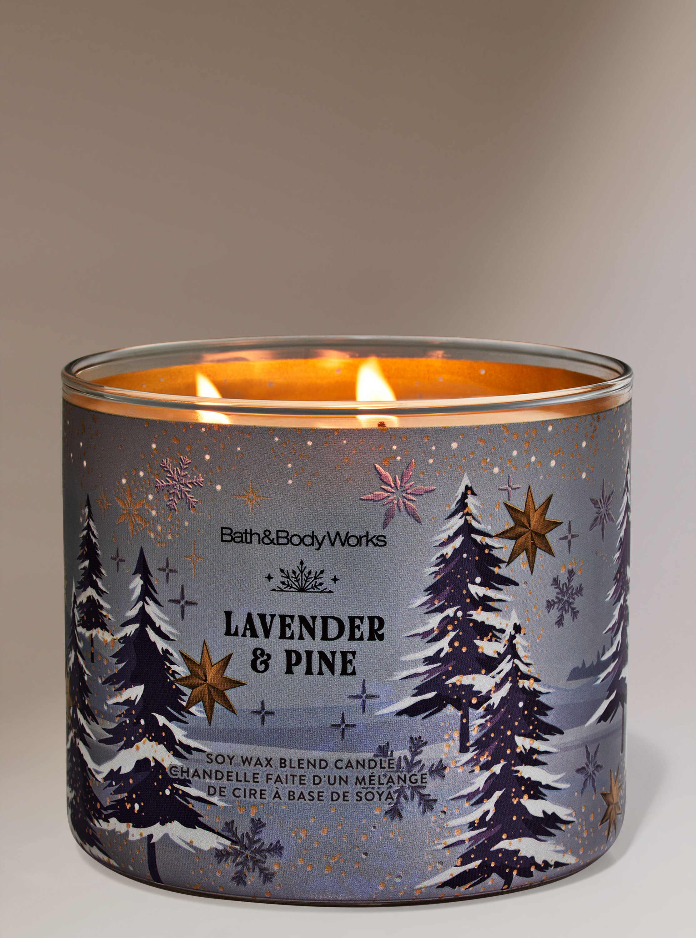 Lavender & Pine 3-Wick Candle