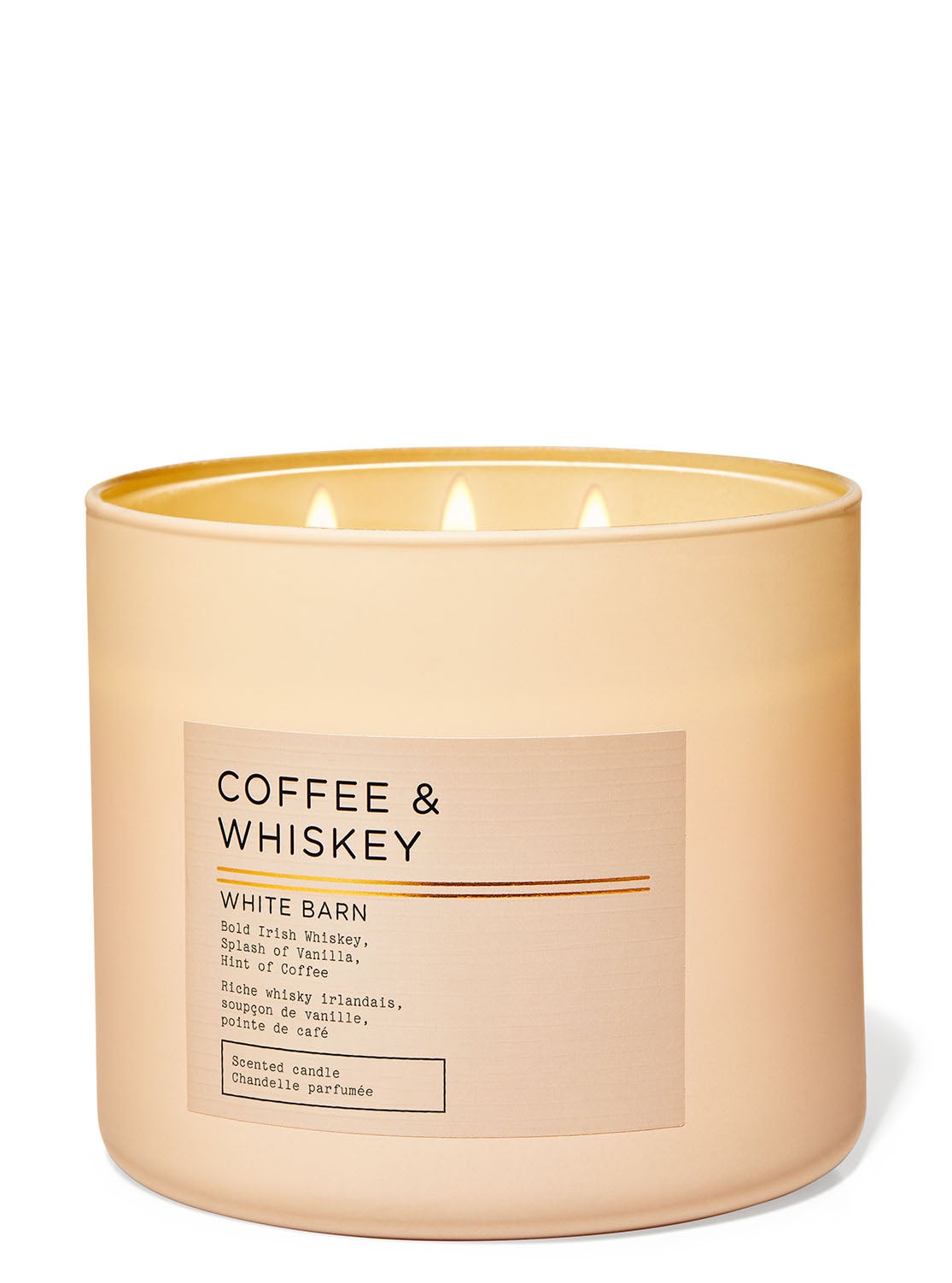 Coffee & Whiskey 3Wick Candle Bath and Body Works