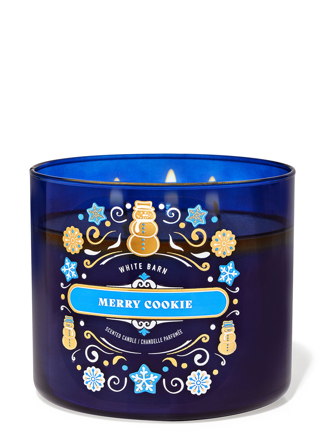 Merry Cookie 3Wick Candle Bath and Body Works