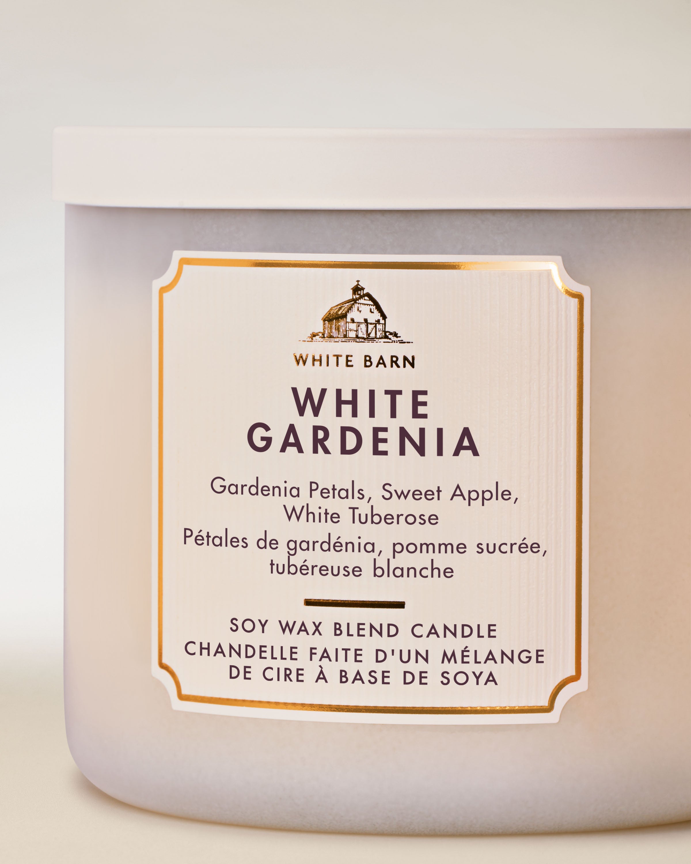 White Gardenia 3-Wick Candle