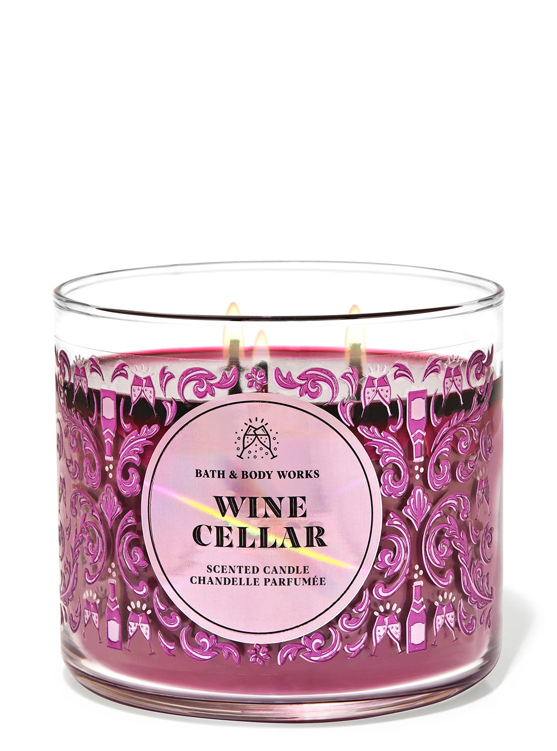 Wine Cellar 3Wick Candle Bath and Body Works