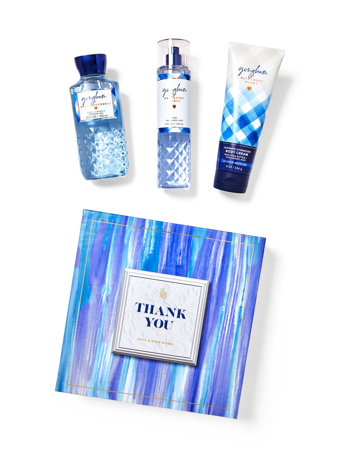 Gingham Gift Box Set Bath and Body Works