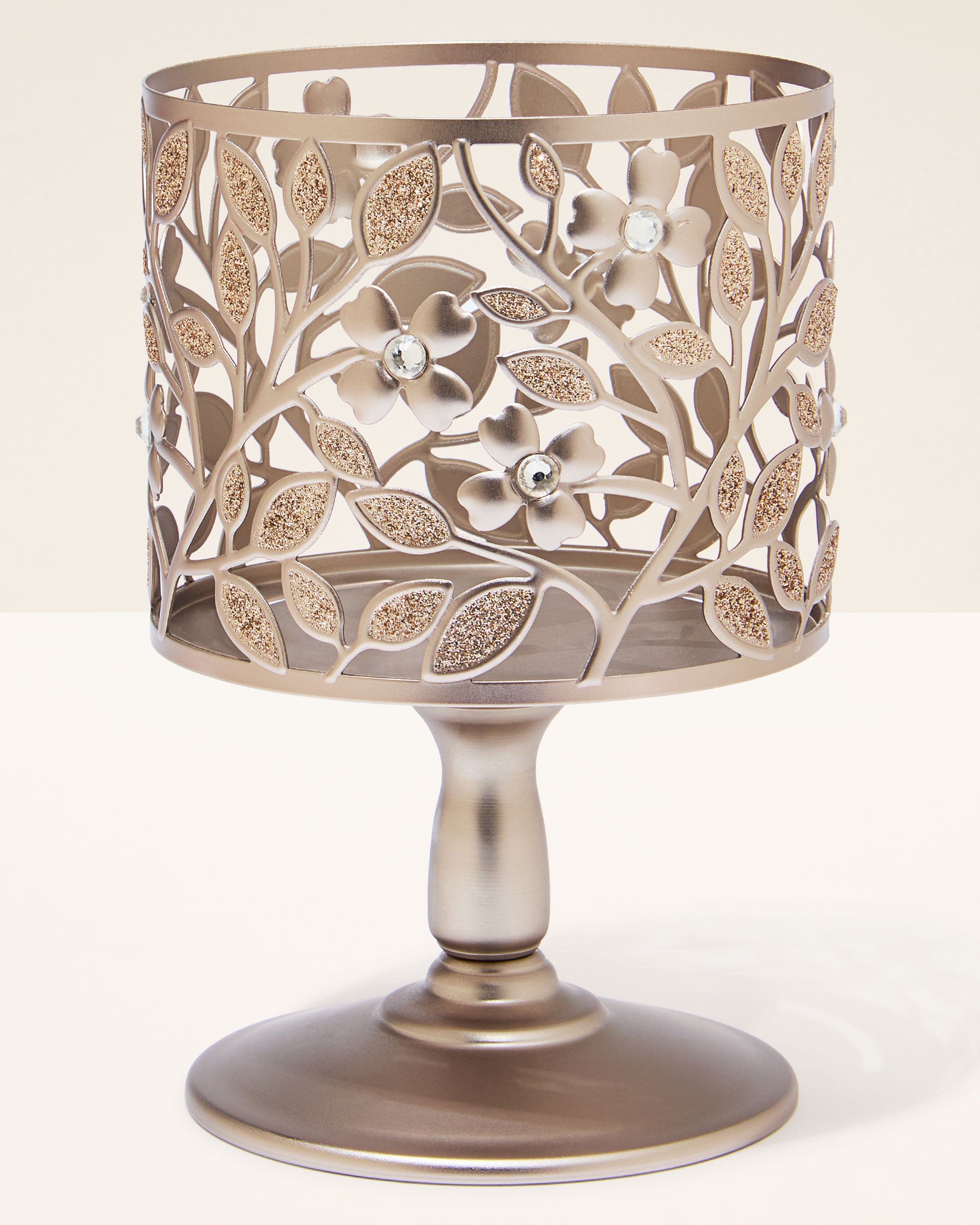 Dogwood Pedestal 3-Wick Candle Holder