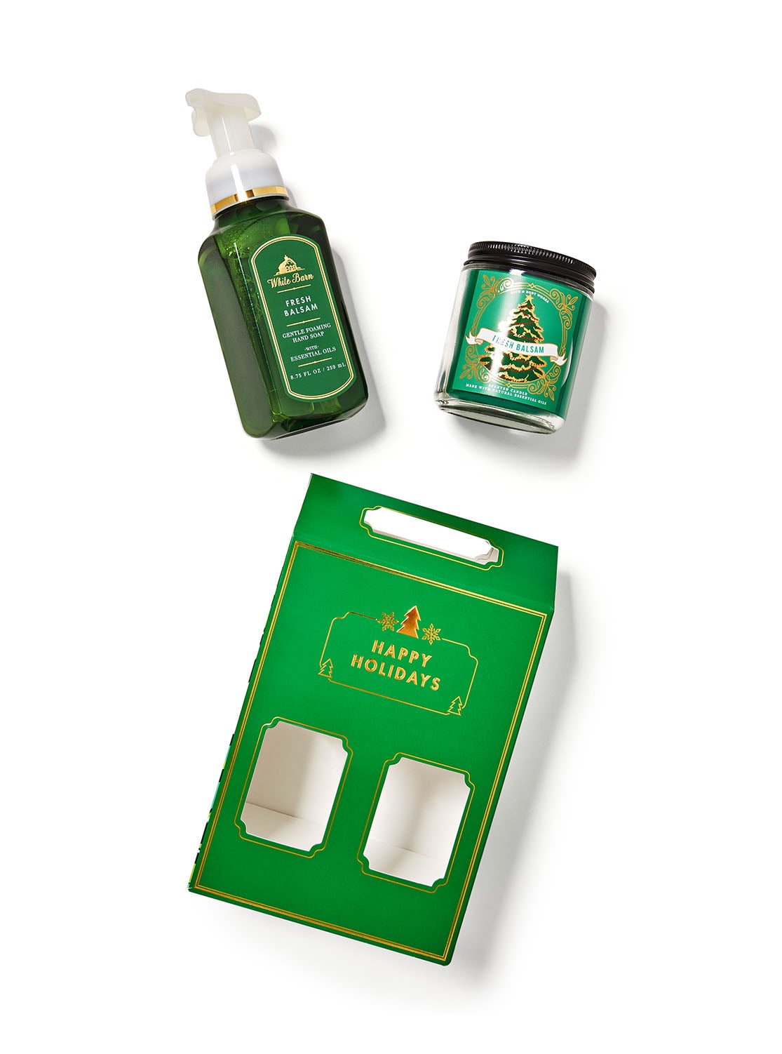 Fresh Balsam Gift Box Set Bath and Body Works