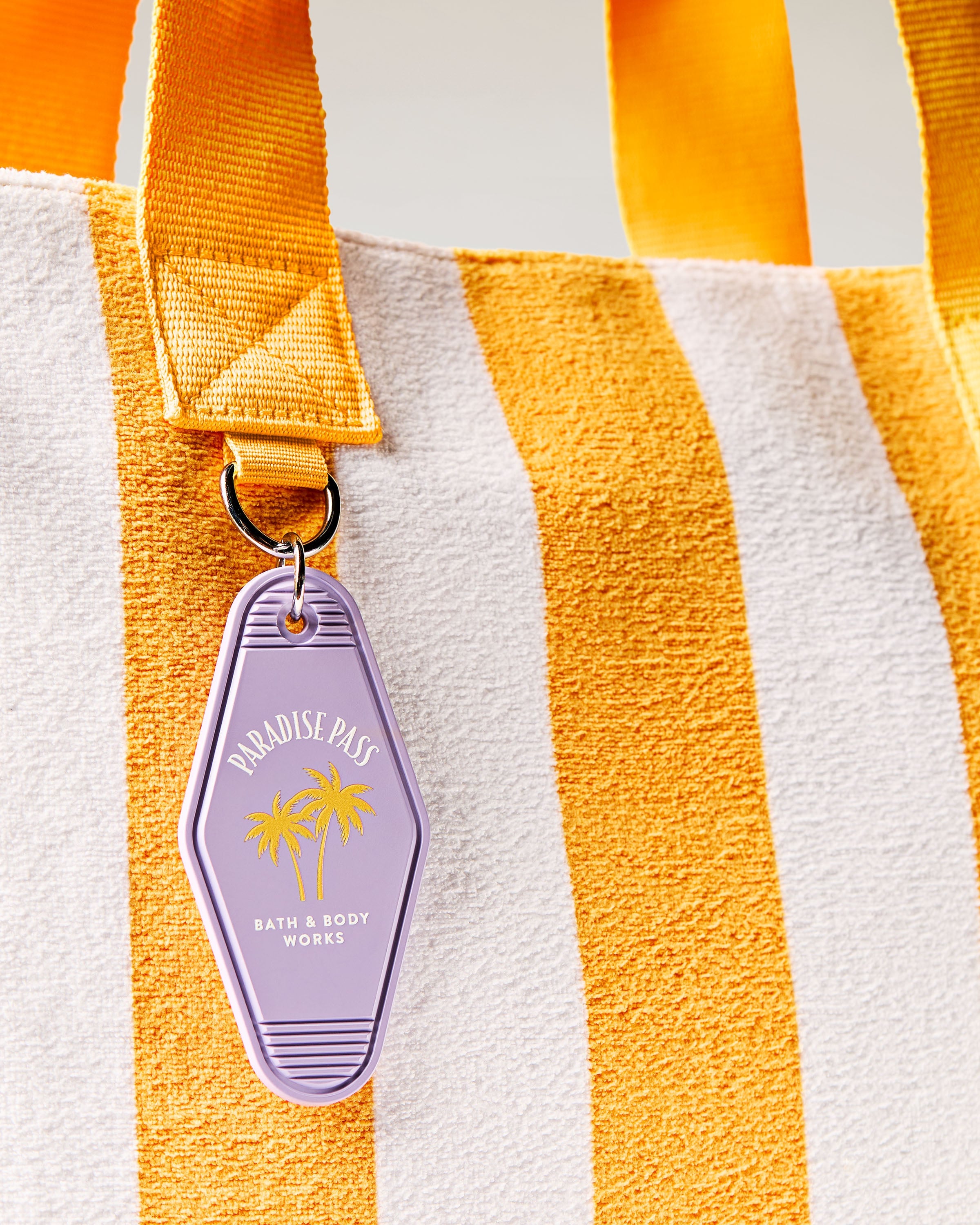 Yellow Striped Tote Bag