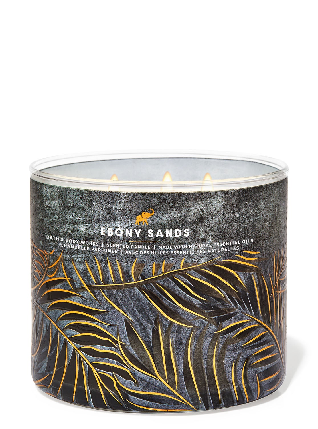 Ebony Sands 3Wick Candle Bath and Body Works