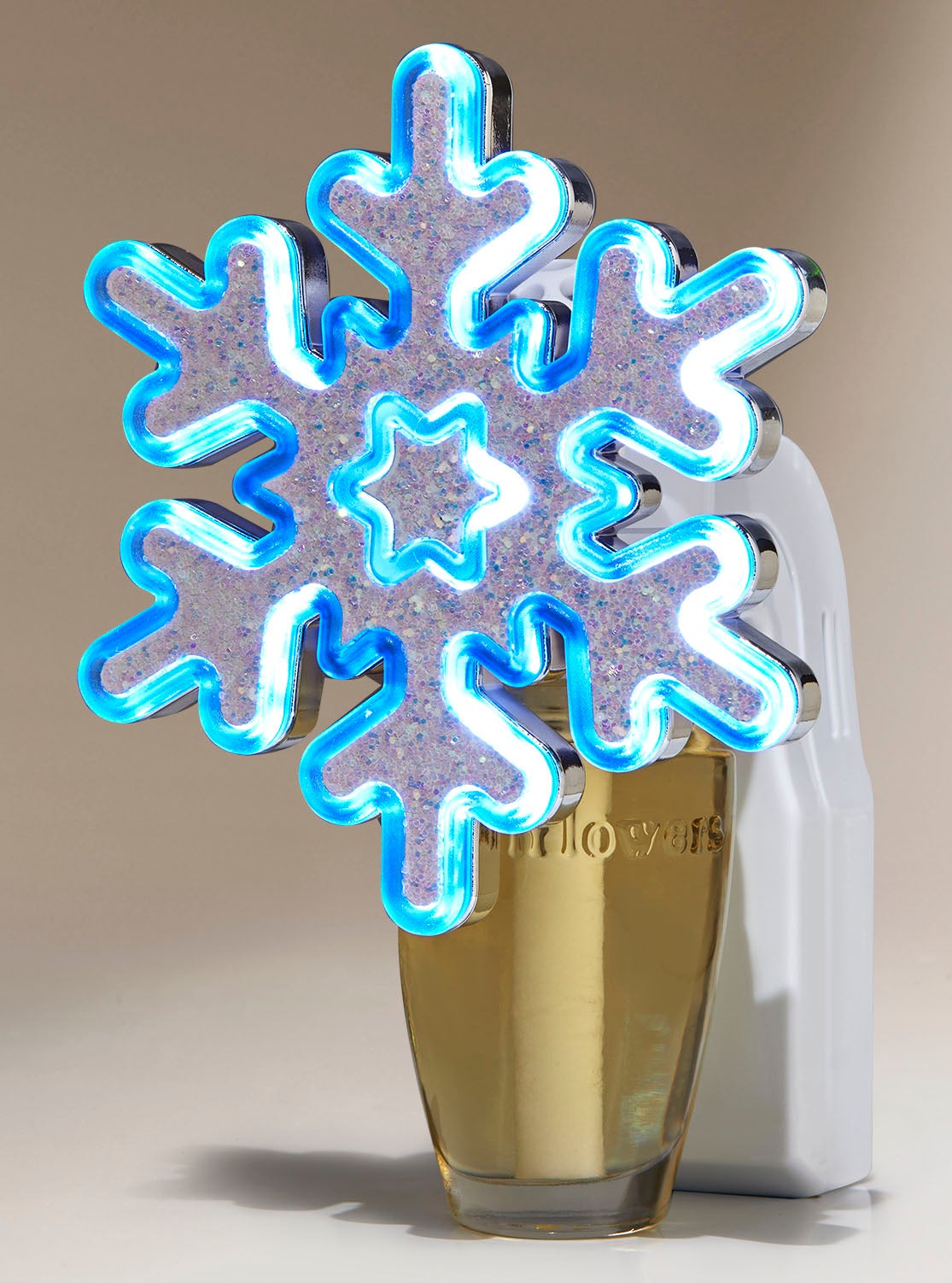 Neon Snowflake Nightlight Wallflowers Fragrance Plug