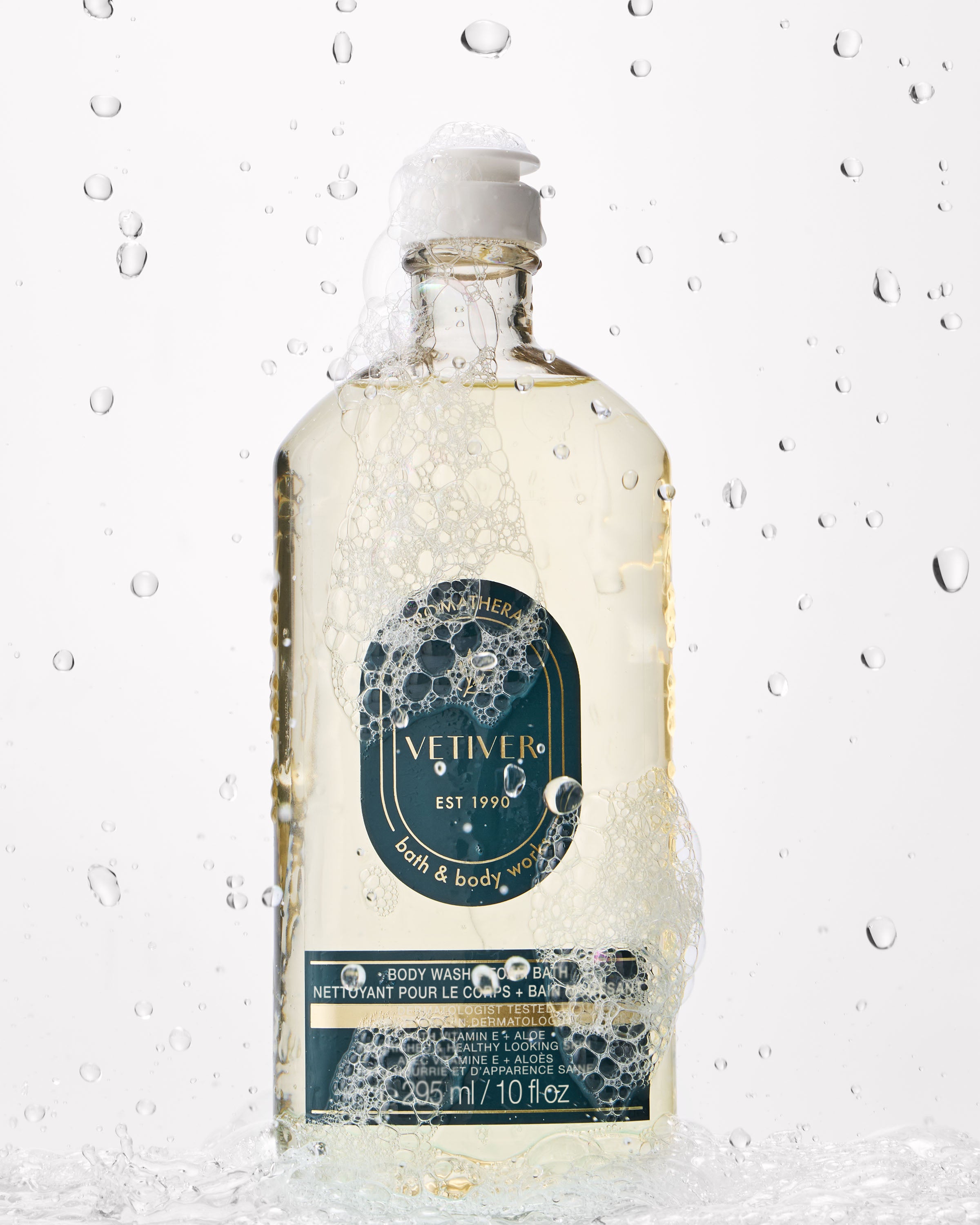 Nettoyant pour le corps et bain moussant Vetiver