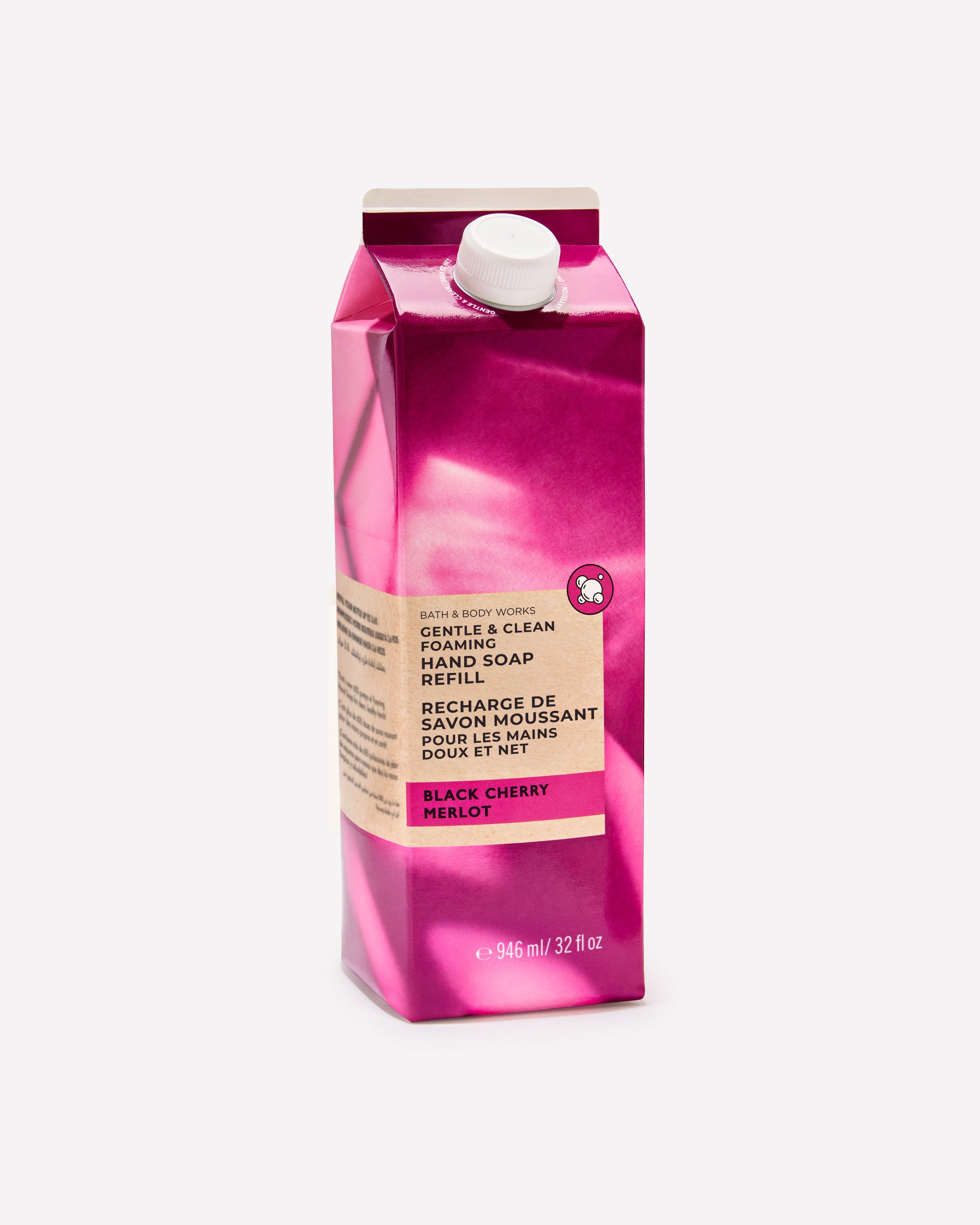 Recharge de savon moussant doux et net Black Cherry Merlot