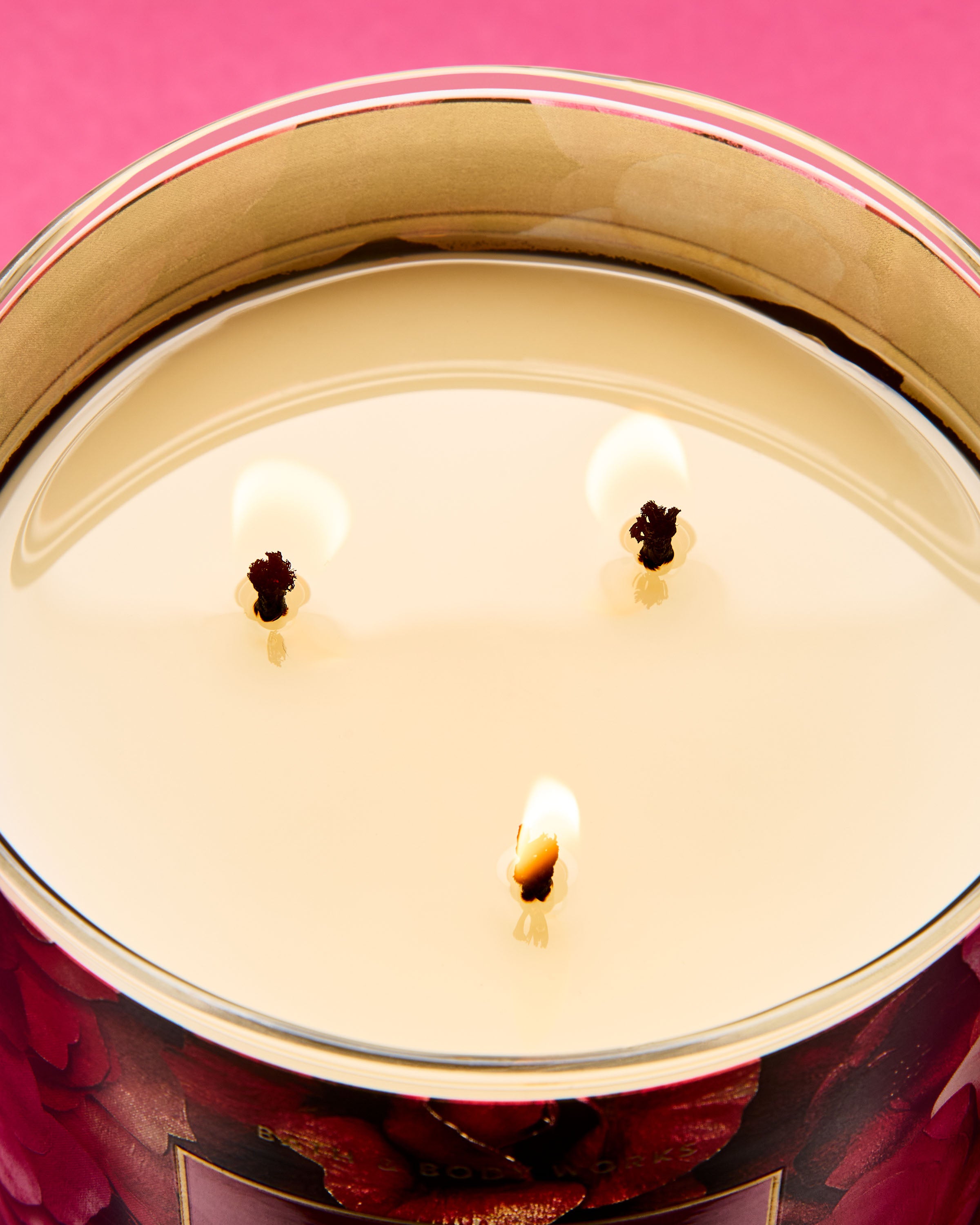 Covered In Roses 3-Wick Candle