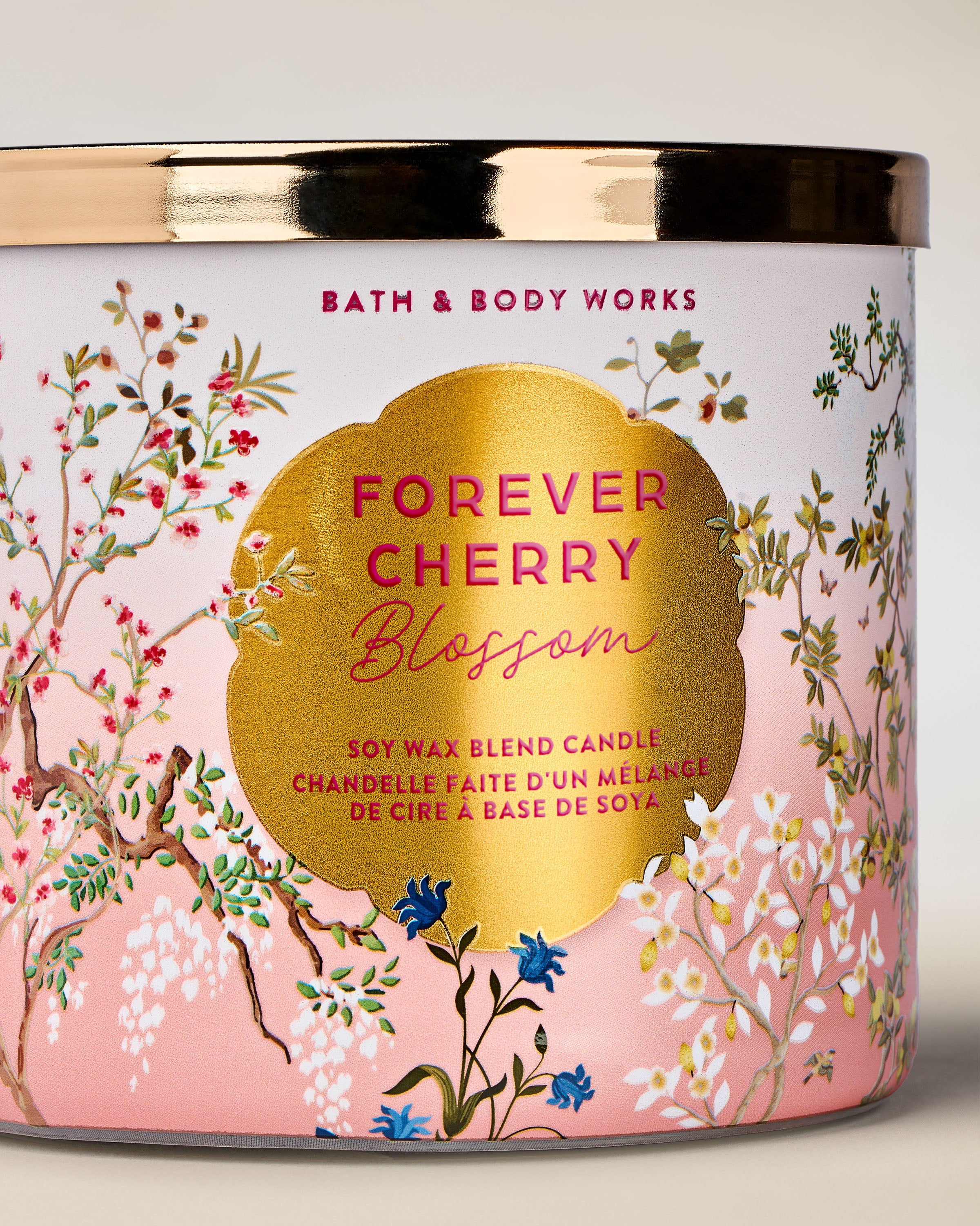 Forever Cherry Blossom 3-Wick Candle