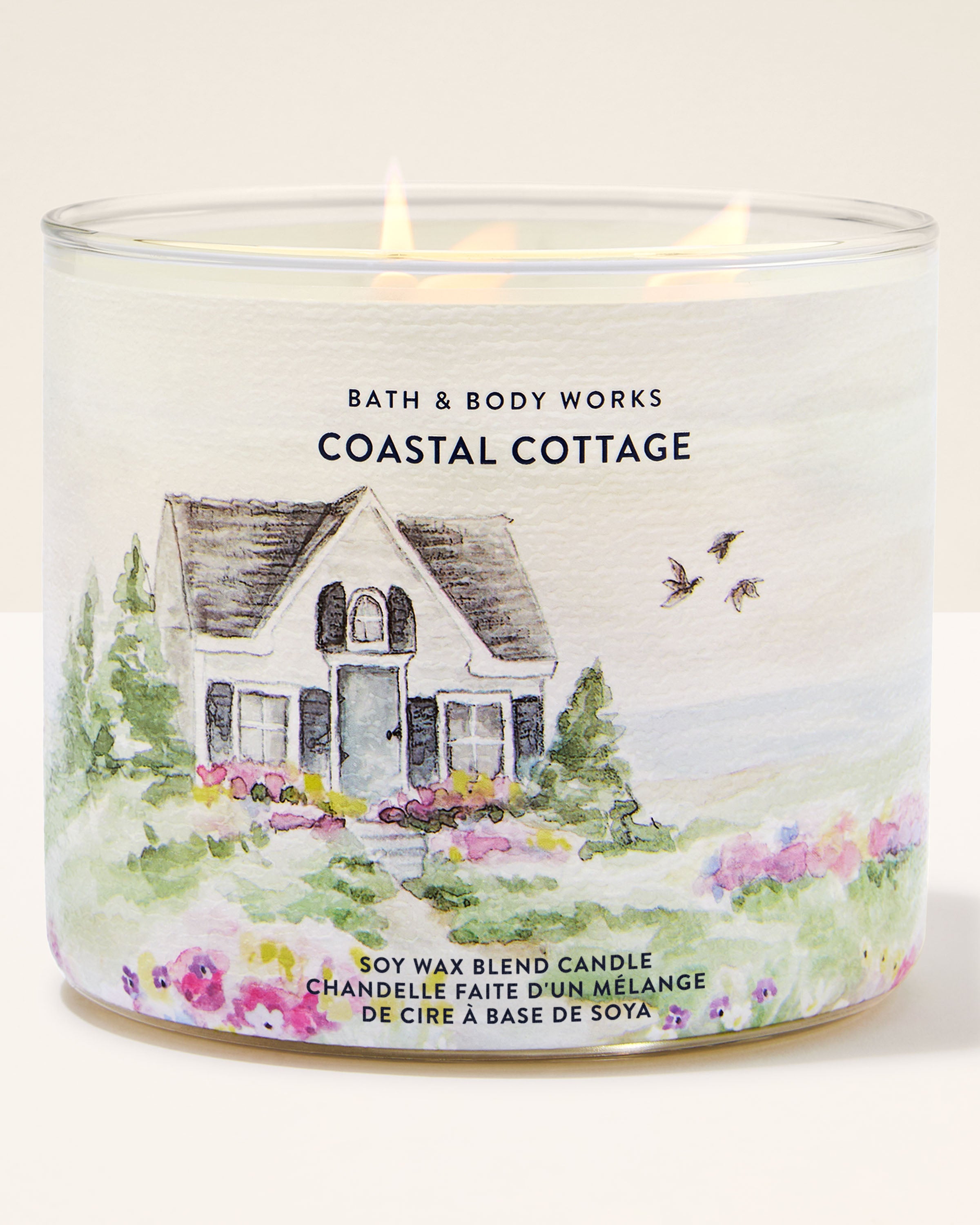 Coastal Cottage 3-Wick Candle