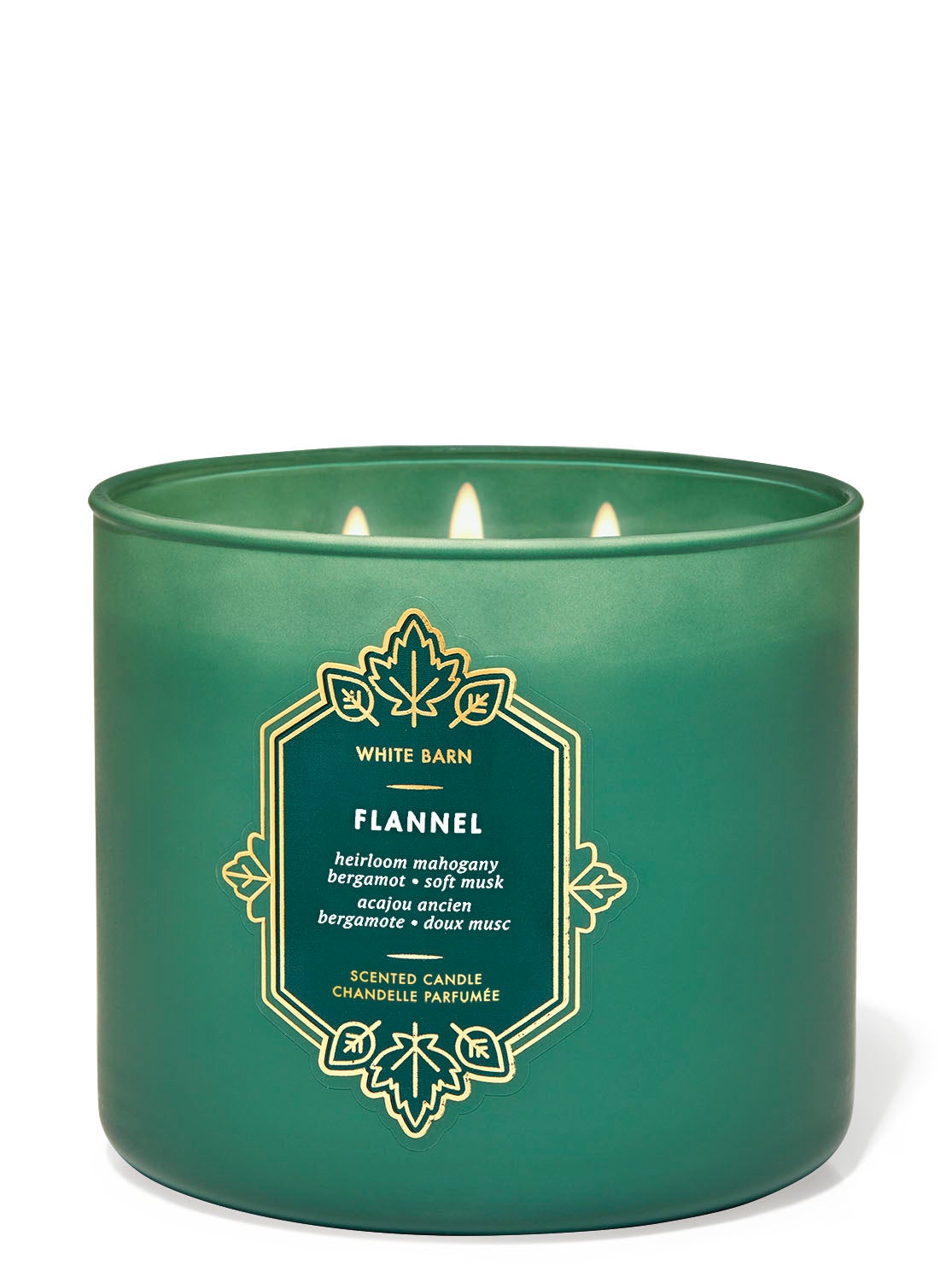 Flannel 3Wick Candle Bath and Body Works