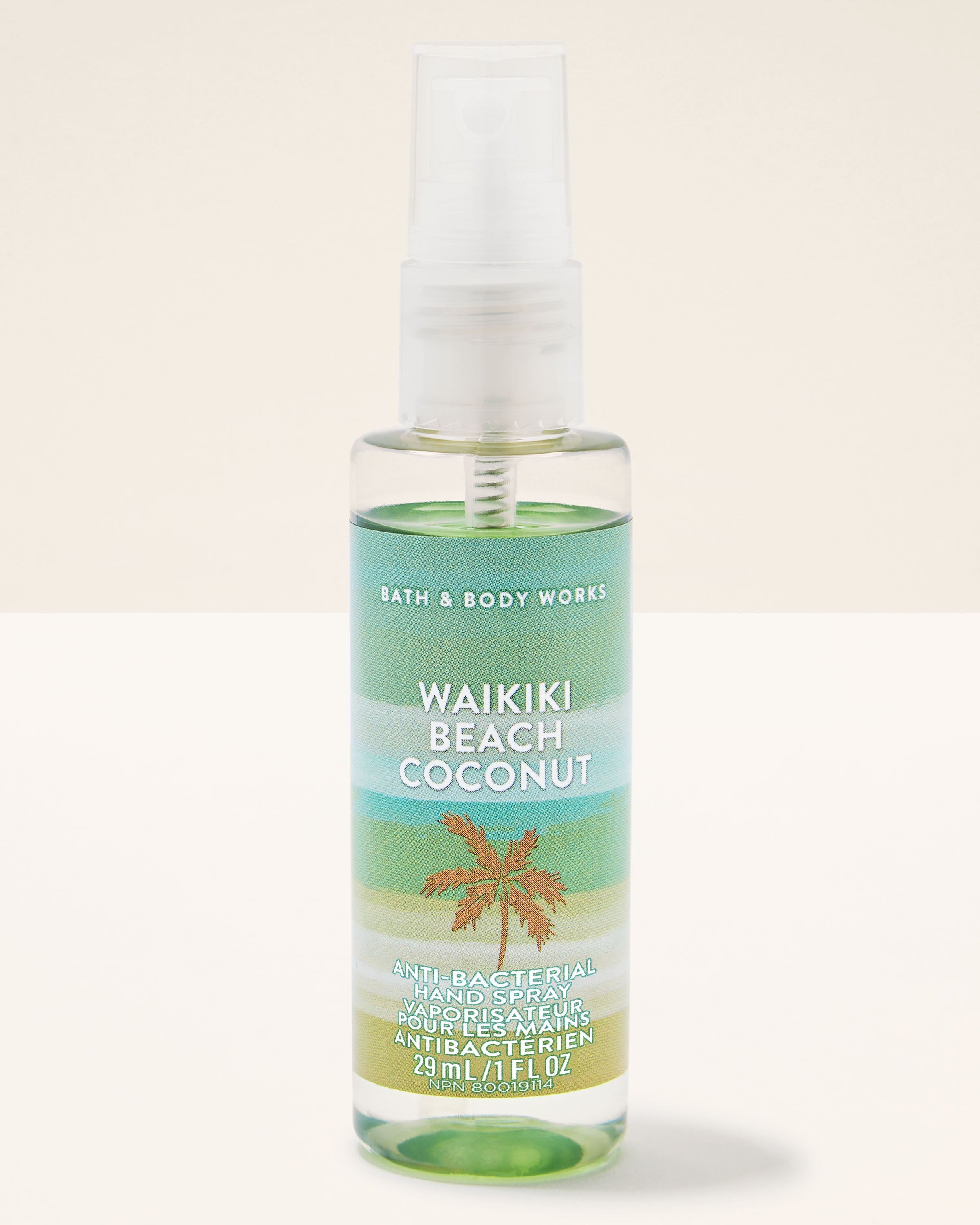 Waikiki Beach Coconut Hand Sanitizer Spray