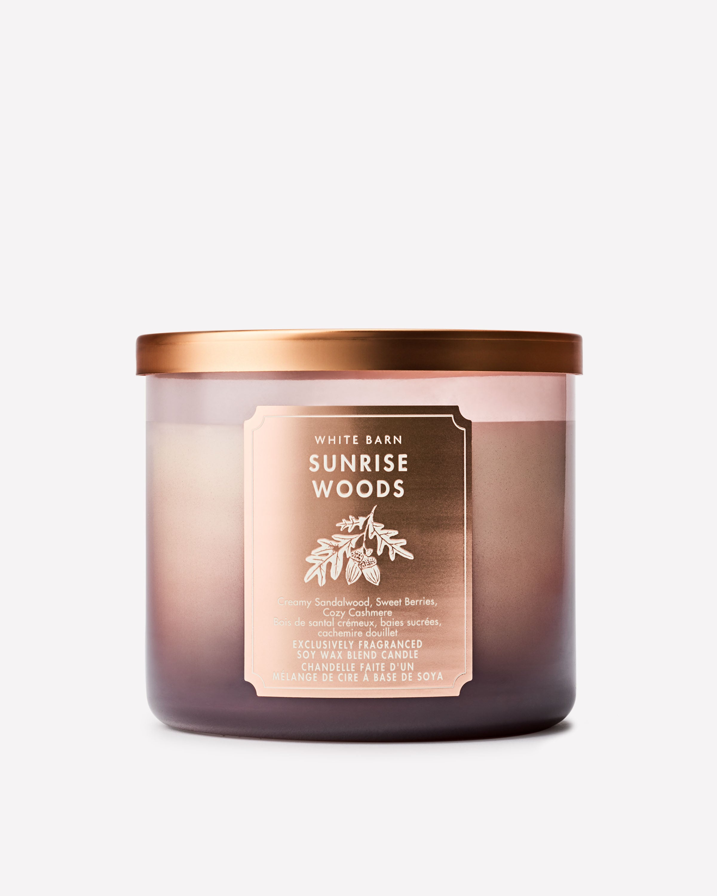 Sunrise Woods 3-Wick Candle
