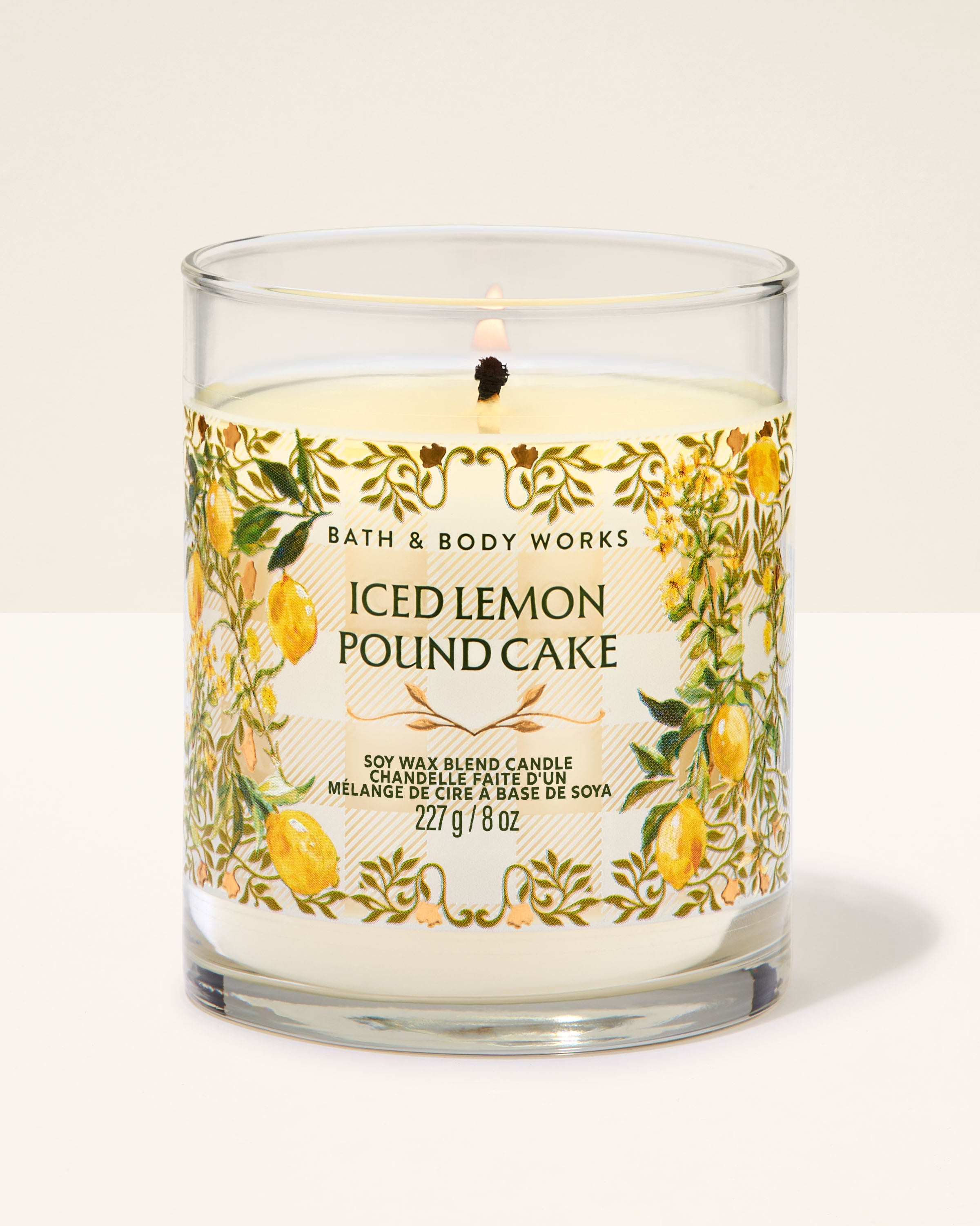 Iced Lemon Pound Cake Single Wick Candle
