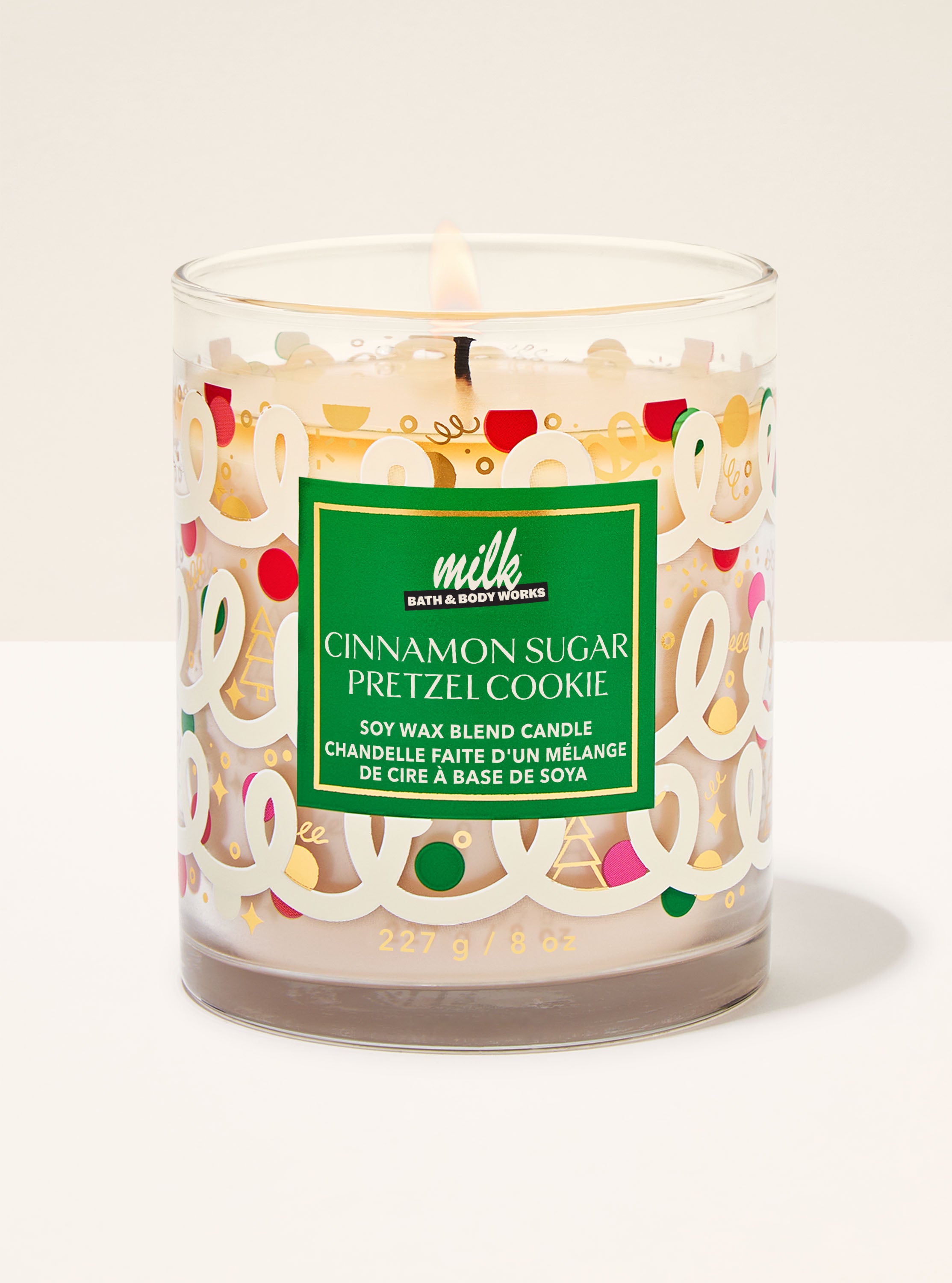 Cinnamon Sugar Pretzel Cookie Single Wick Candle