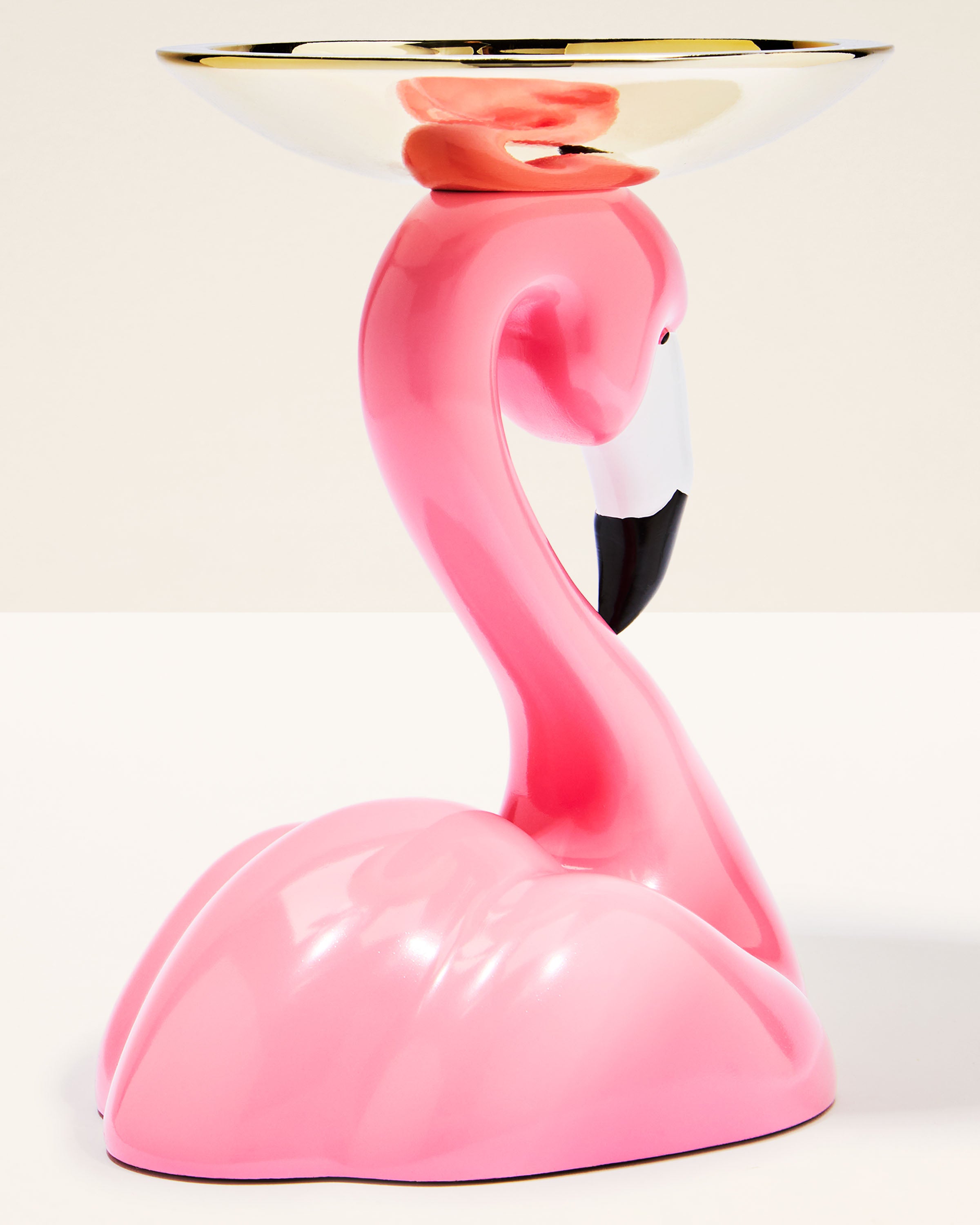 Flamingo Head 3-Wick Candle Holder