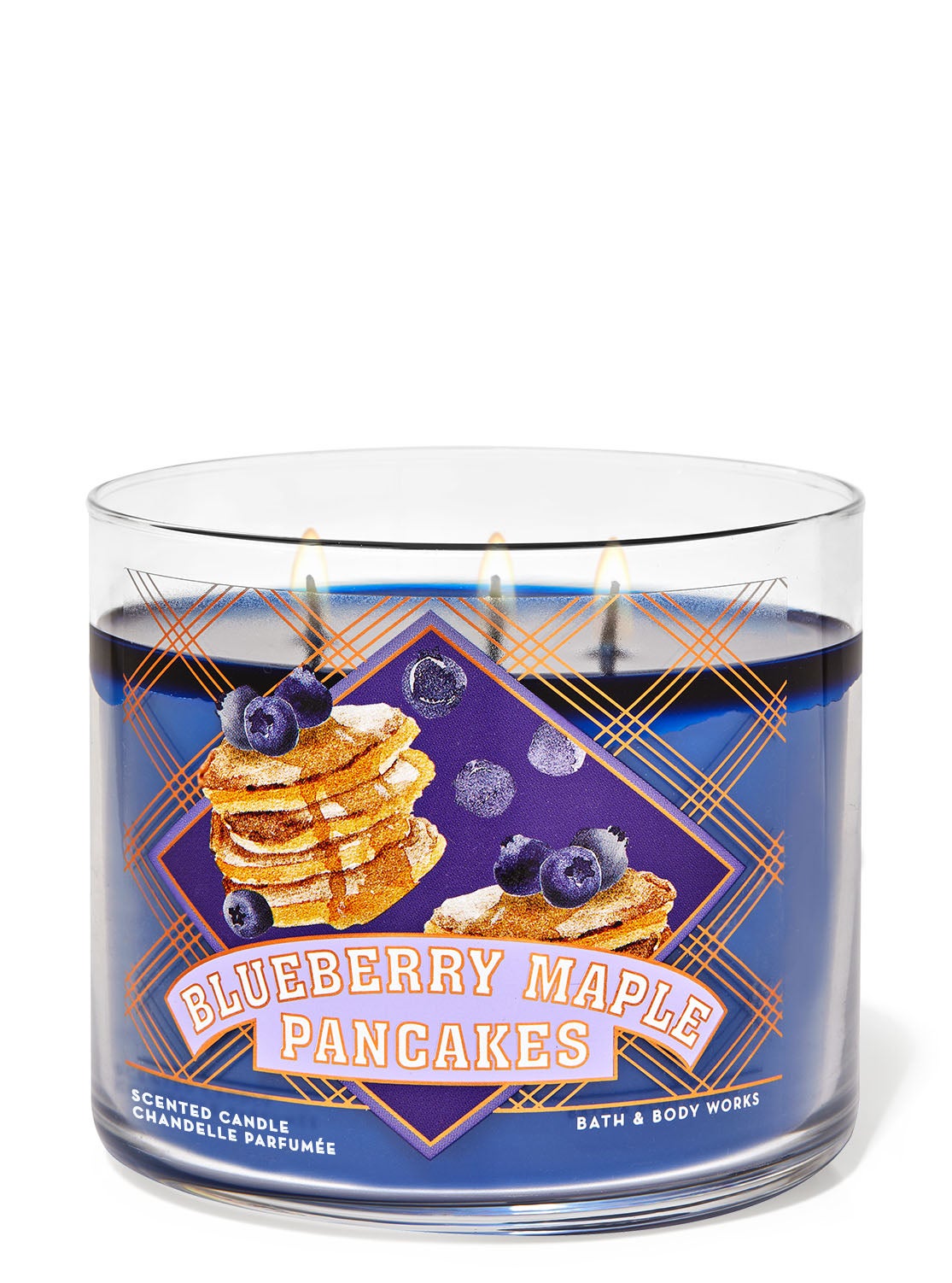 Blueberry Maple Pancakes 3Wick Candle Bath and Body Works