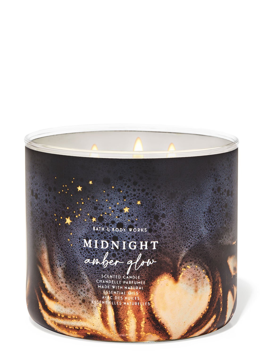 Midnight Amber Glow 3-Wick Candle | Bath and Body Works