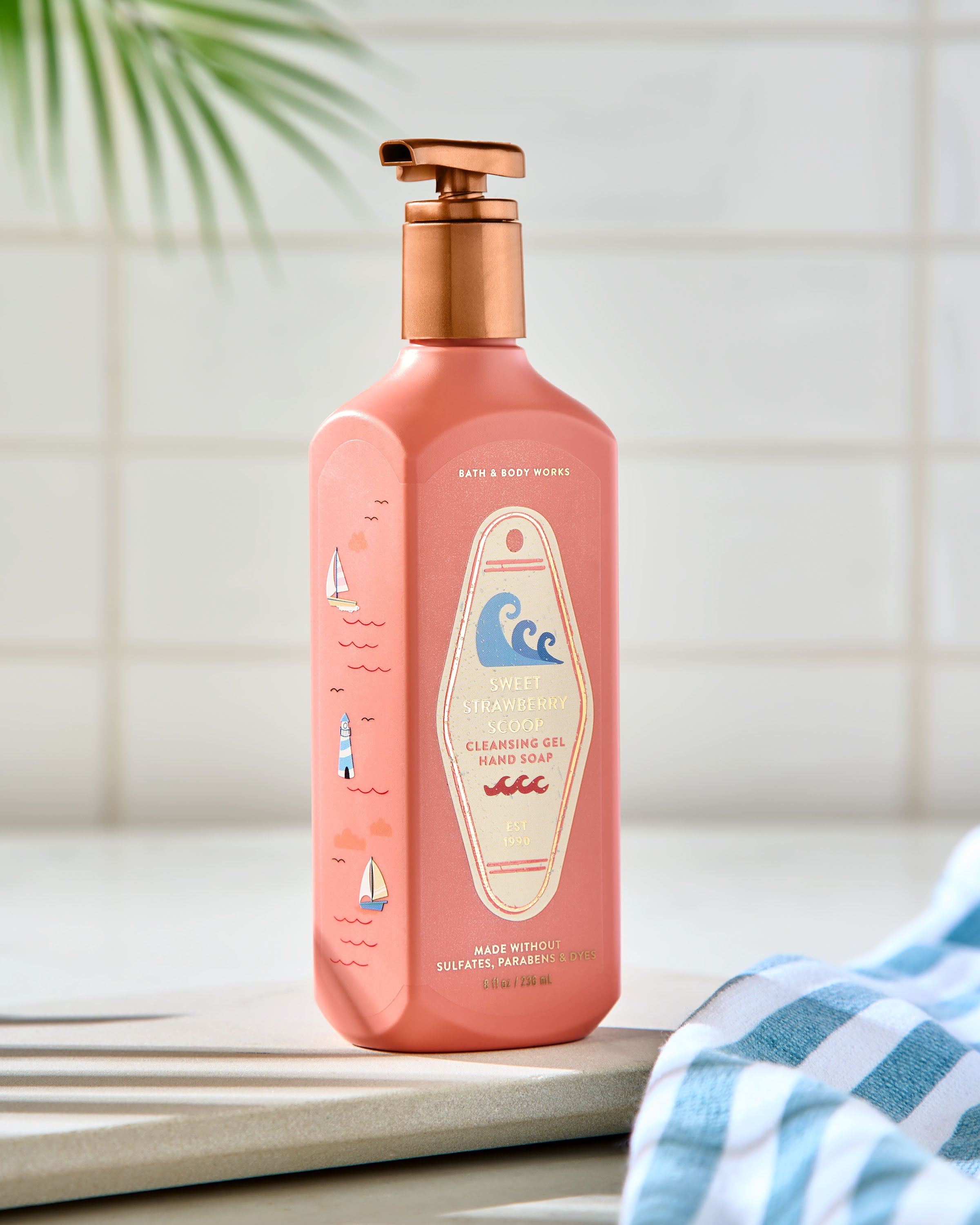 Sweet Strawberry Scoop Cleansing Gel Hand Soap