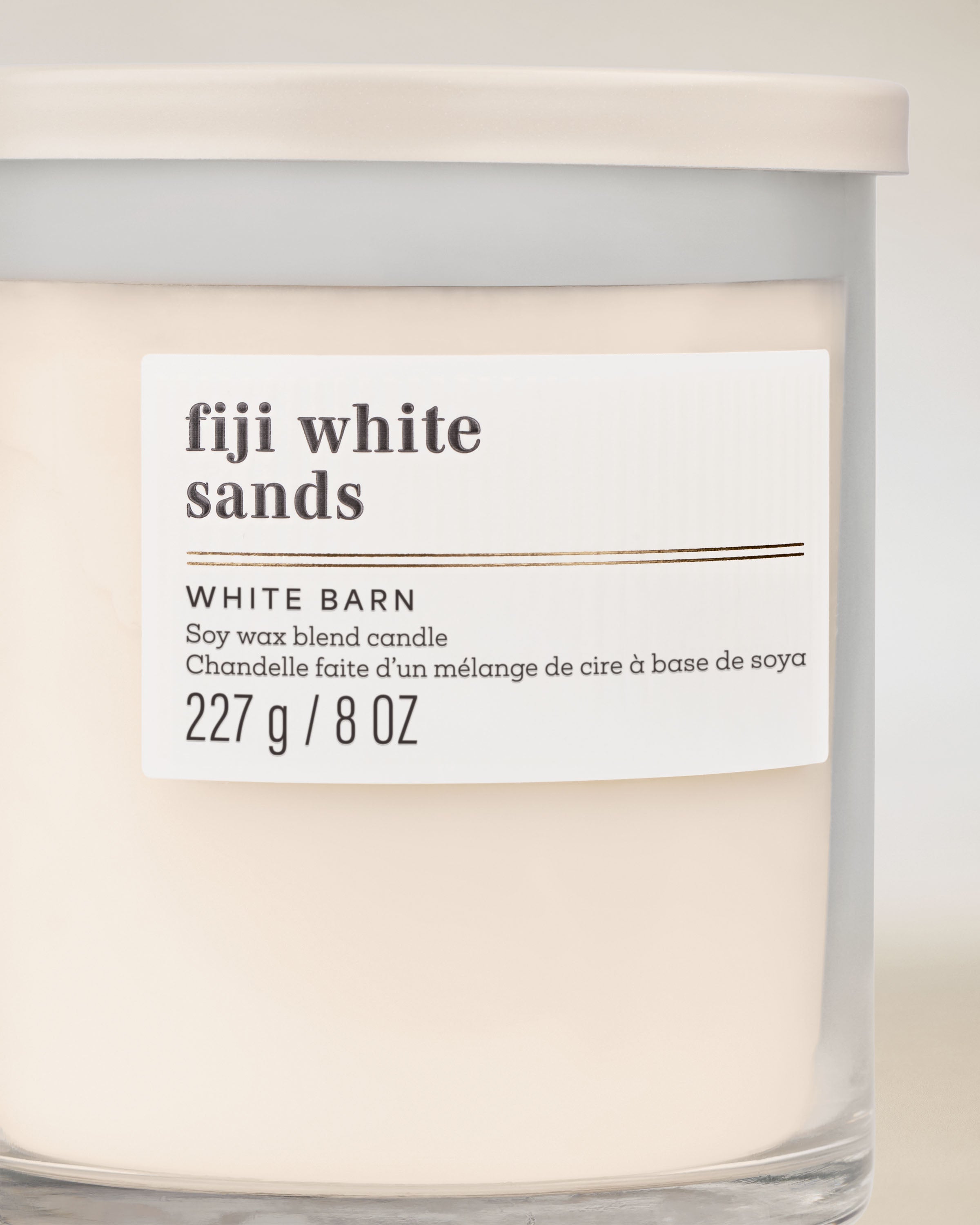 Fiji White Sands Single Wick Candle