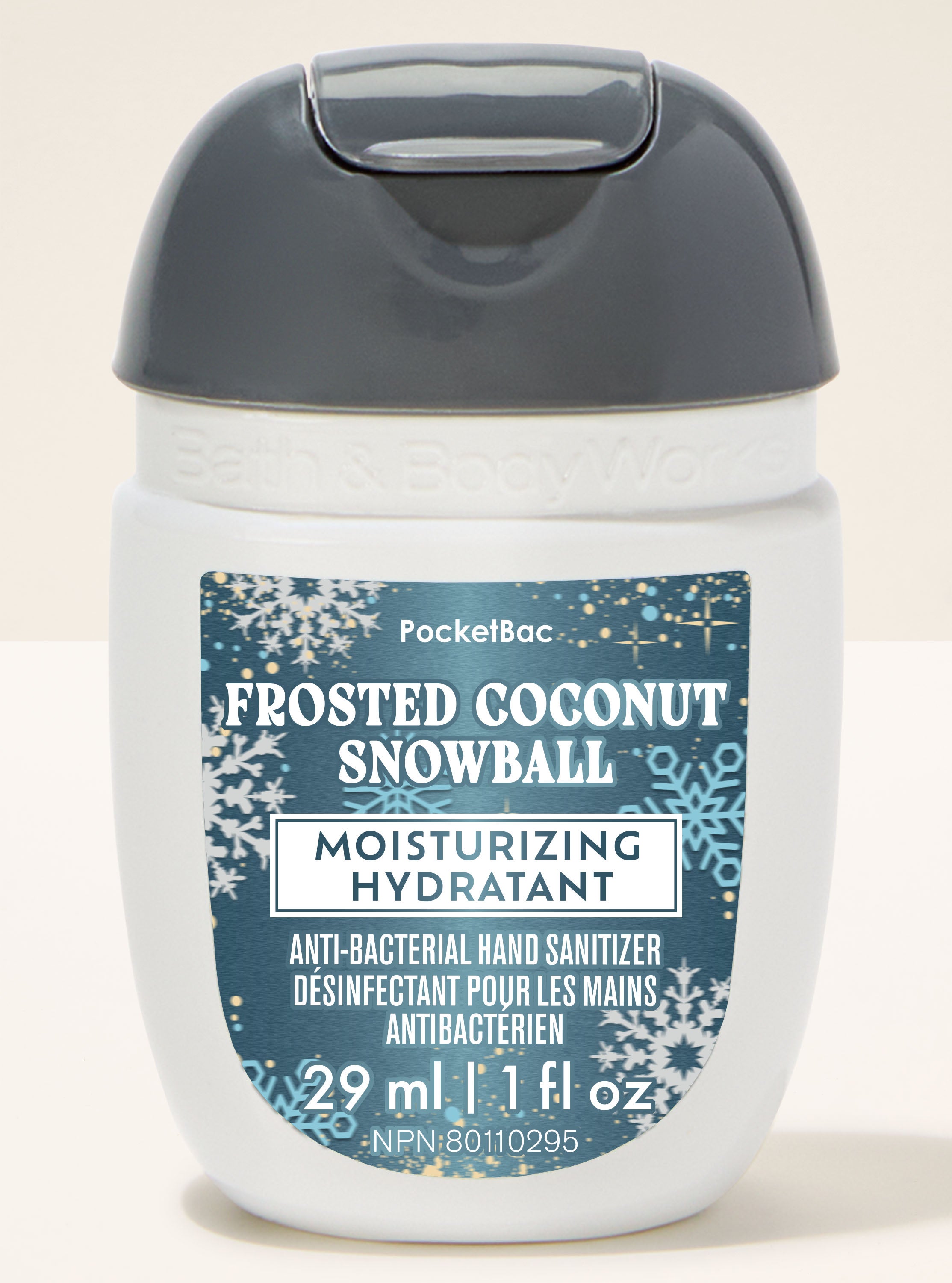 Frosted Coconut Snowball PocketBac Hand Sanitizer