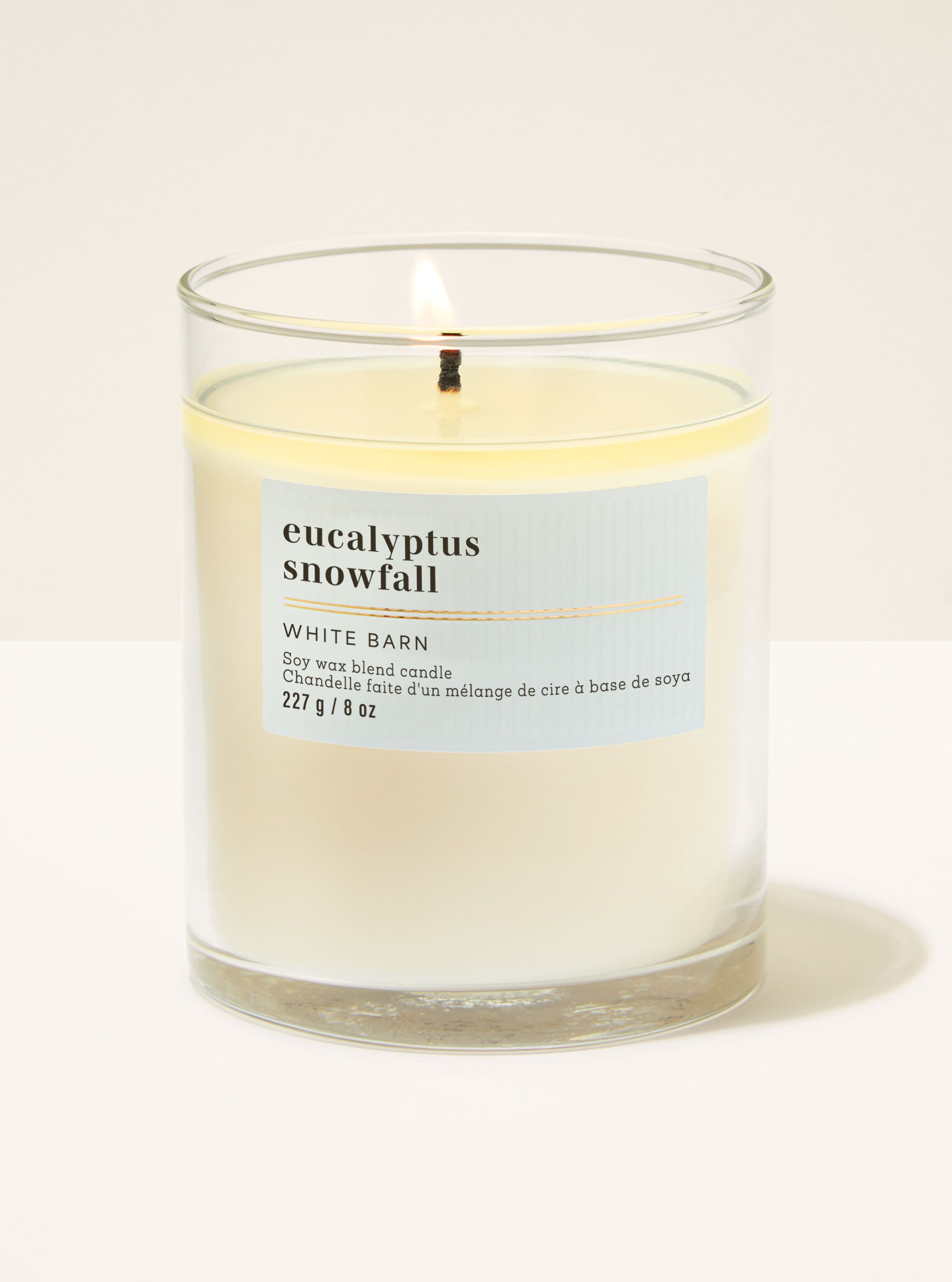 Eucalyptus Snowfall Single Wick Candle