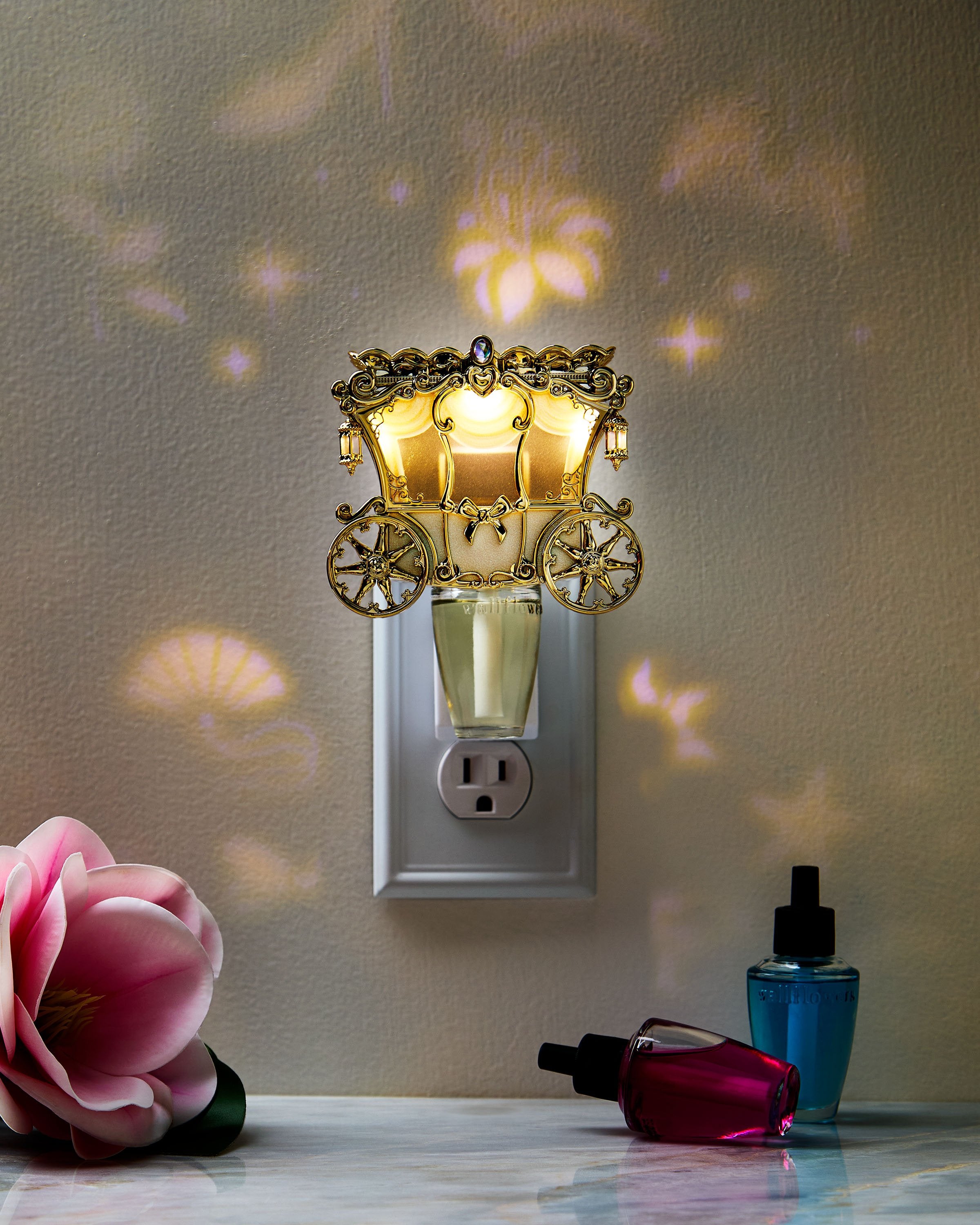 Disney Princess Carriage Projector Nightlight Wallflowers Fragrance Plug
