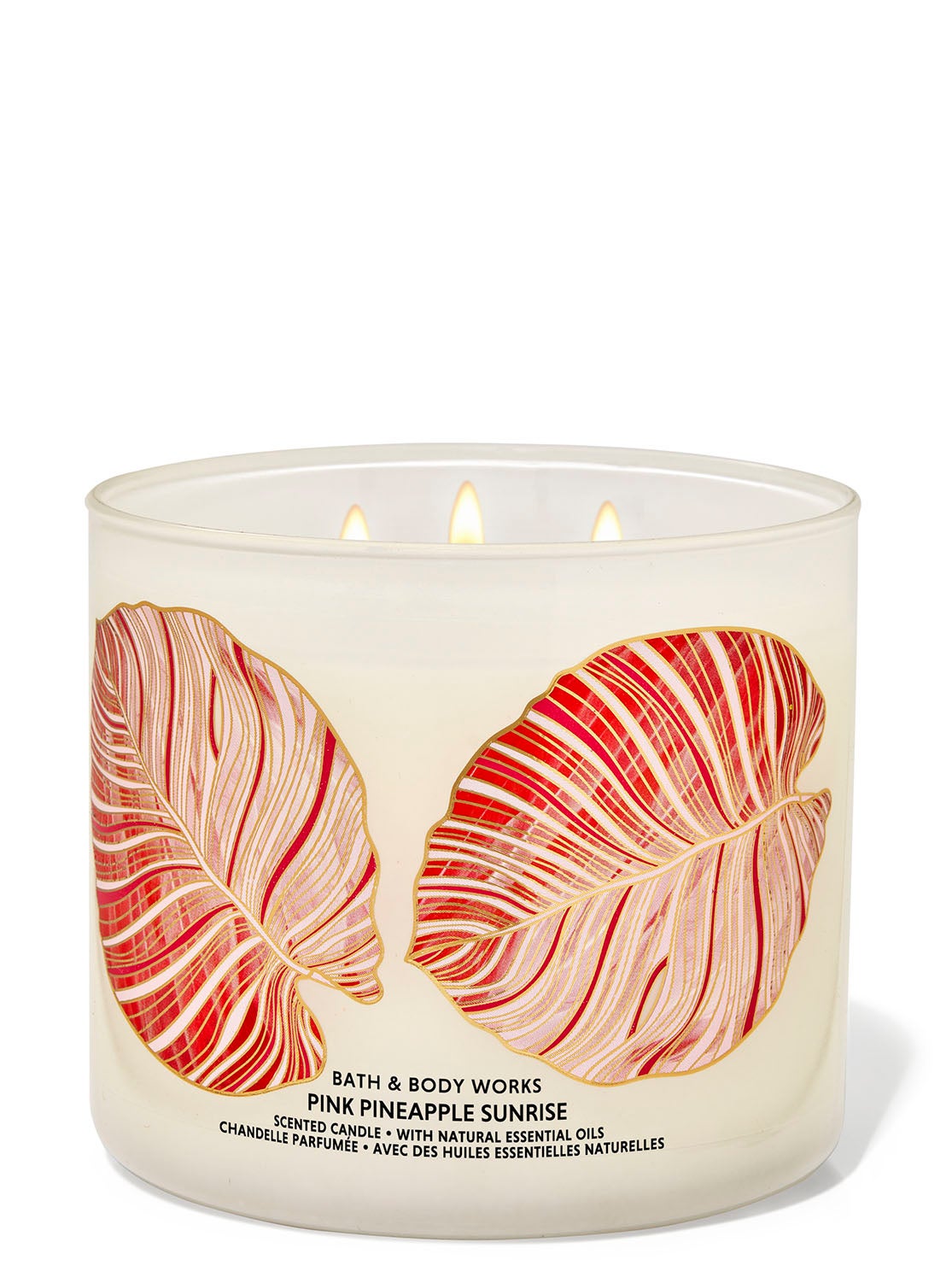 Pink Pineapple Sunrise 3Wick Candle Bath and Body Works