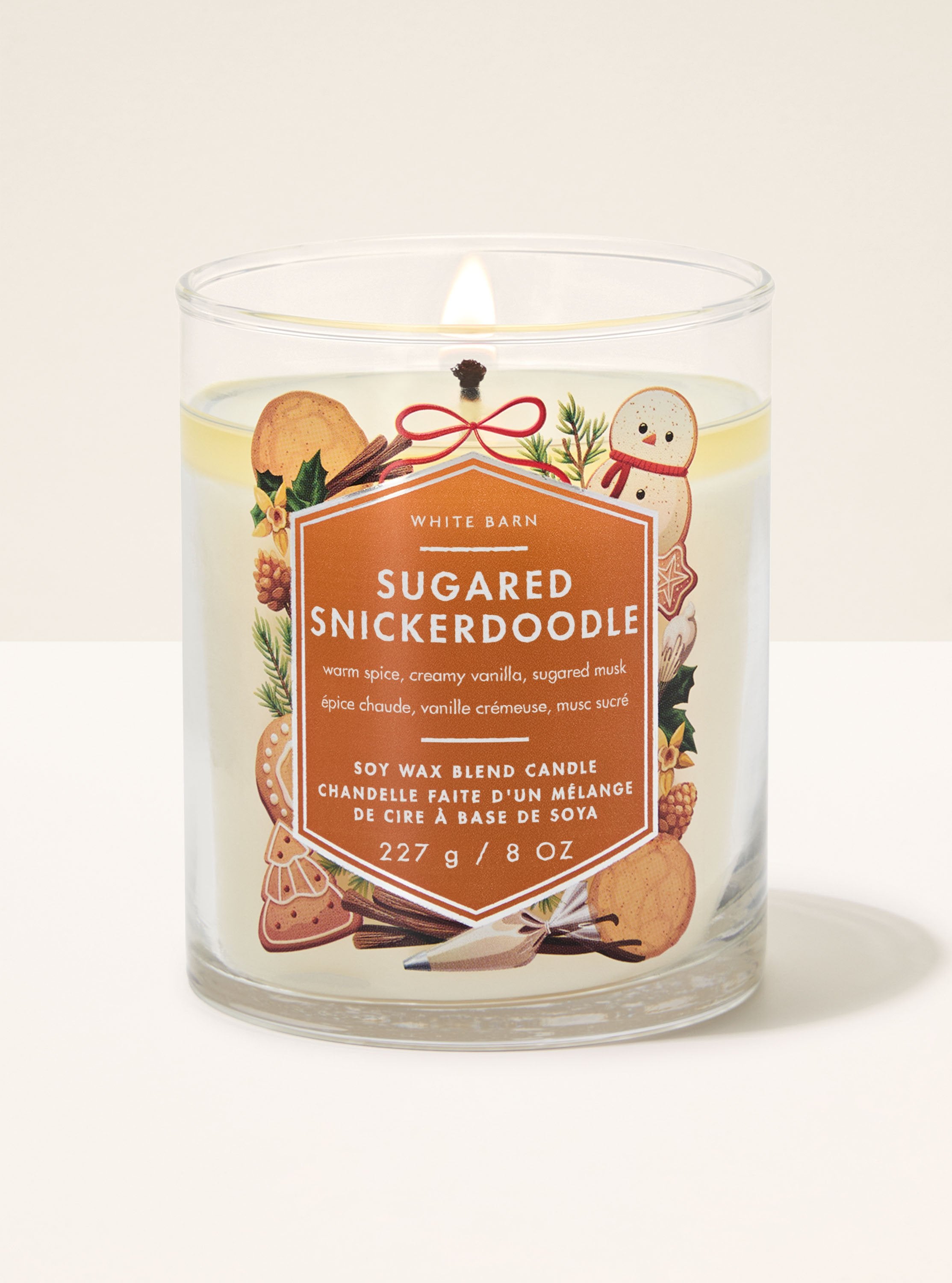 Sugared Snickerdoodle Single Wick Candle