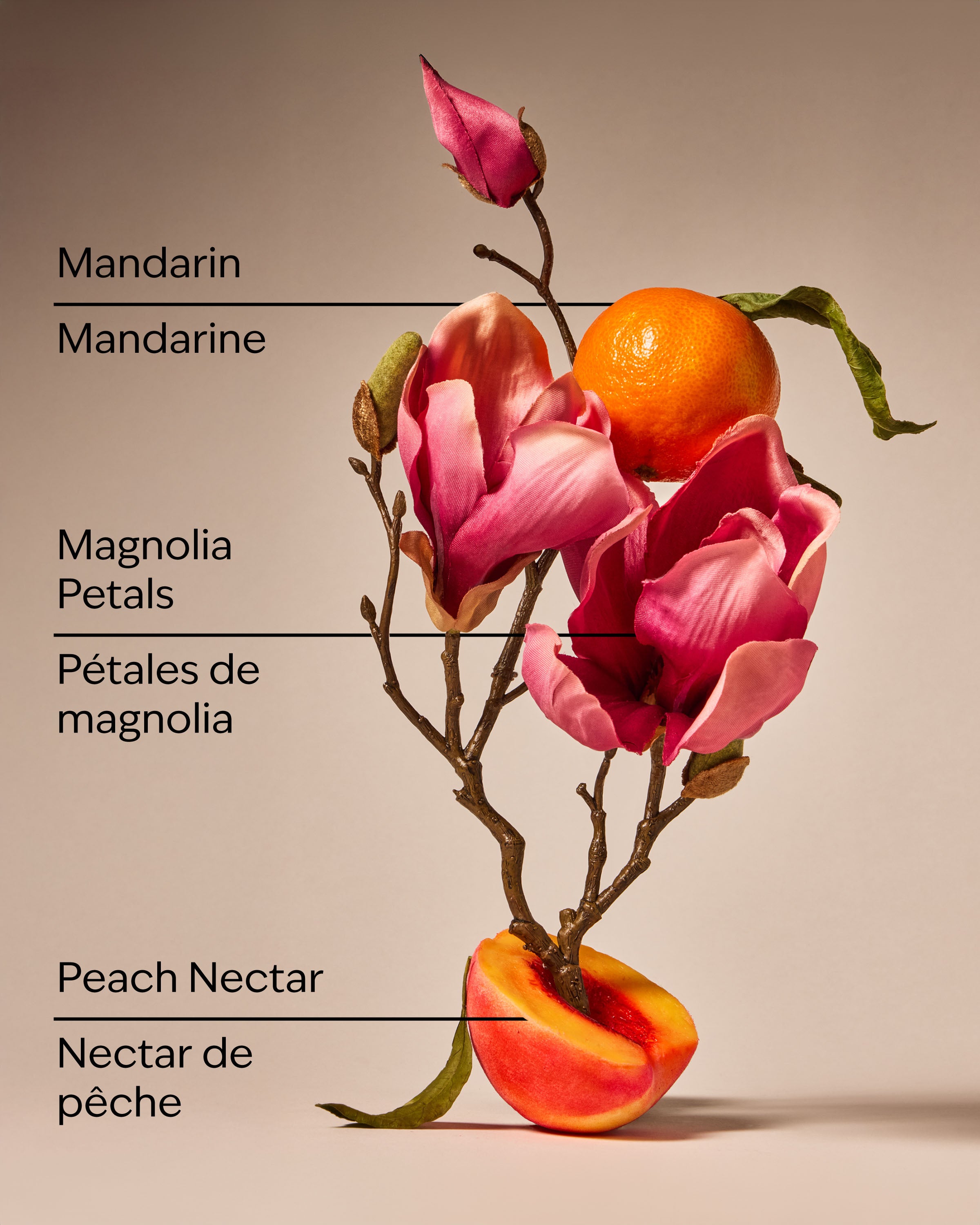 Pink Peach Blossom Hand Sanitizer Spray