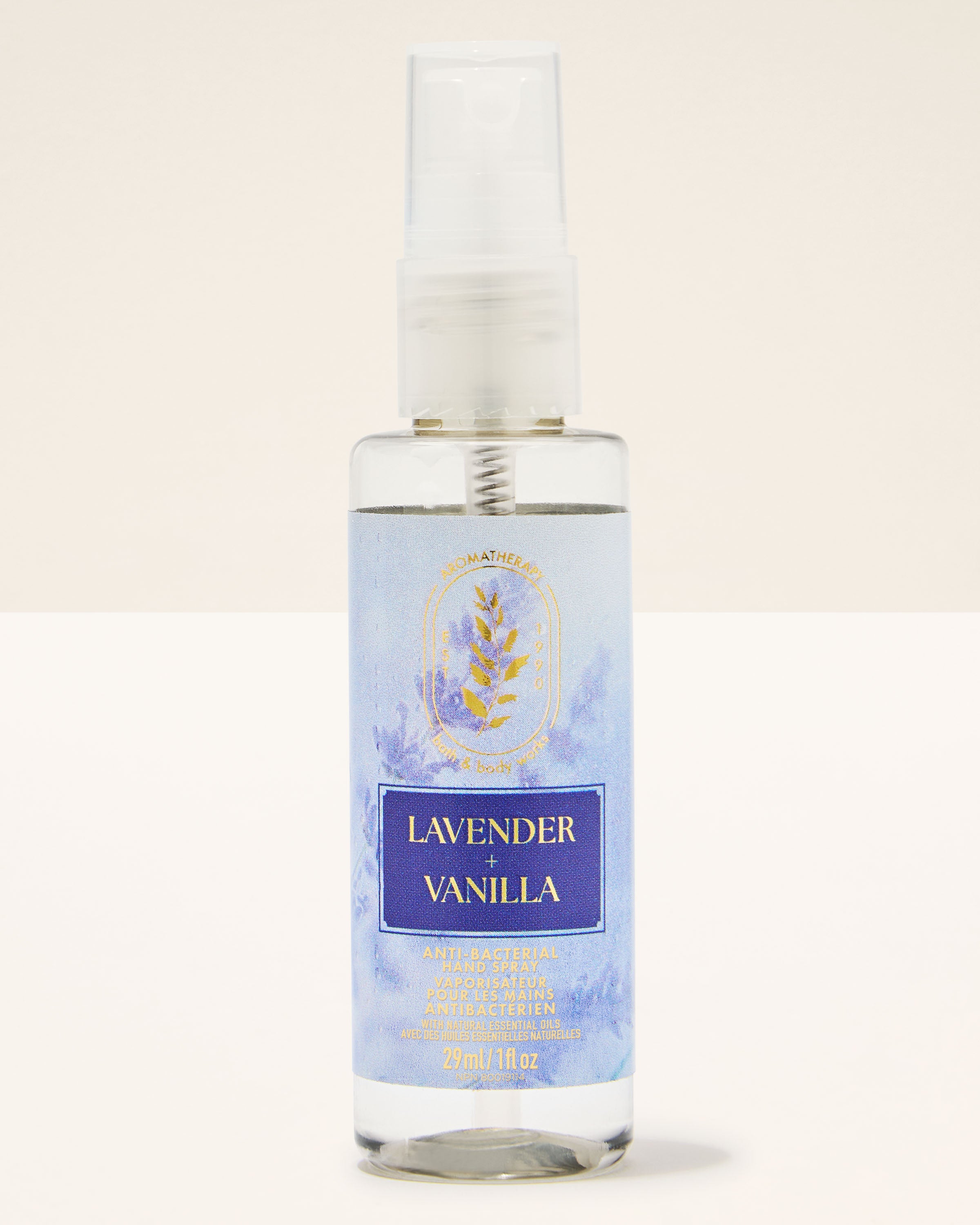 Lavender + Vanilla Hand Sanitizer Spray