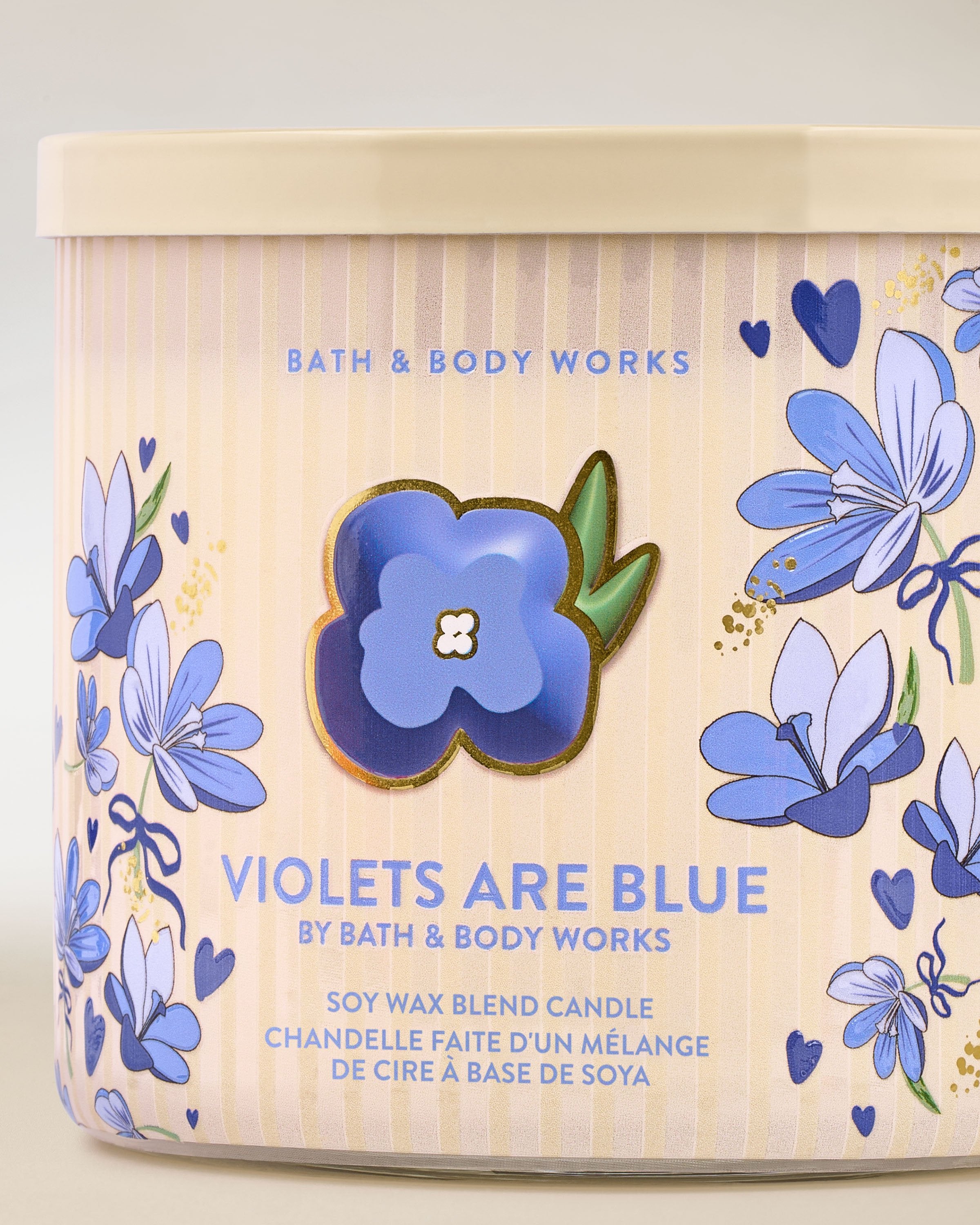 Violets Are Blue 3-Wick Candle