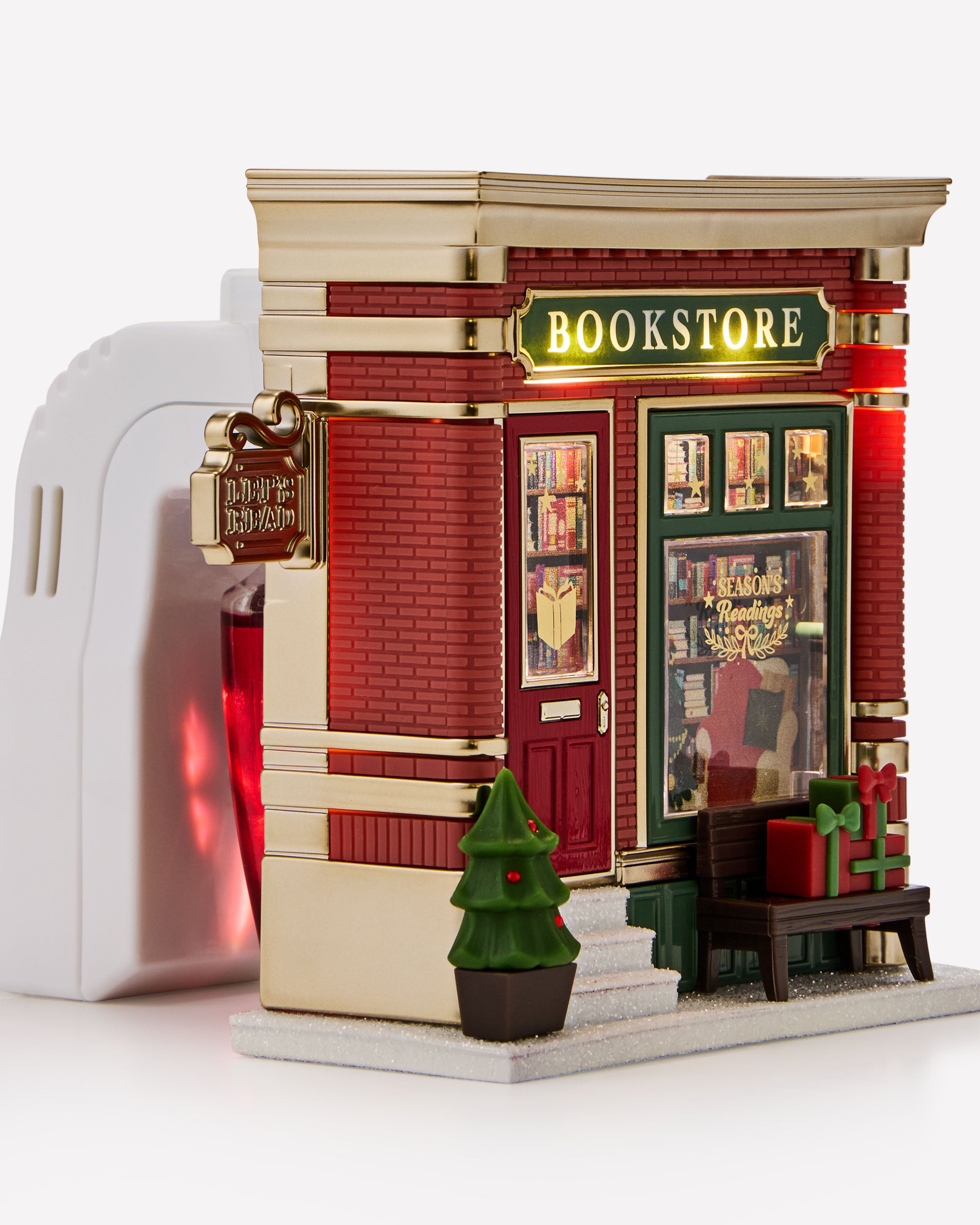 Holiday Bookstore Projector Nightlight Wallflowers Fragrance Plug