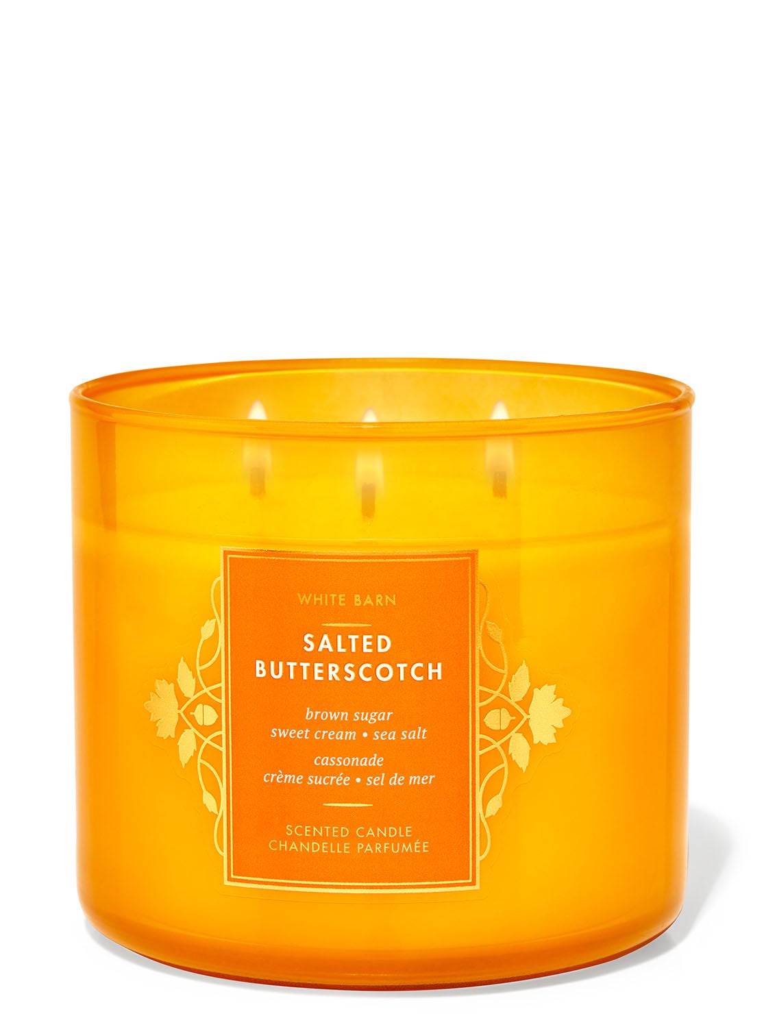 Salted Butterscotch 3Wick Candle Bath and Body Works