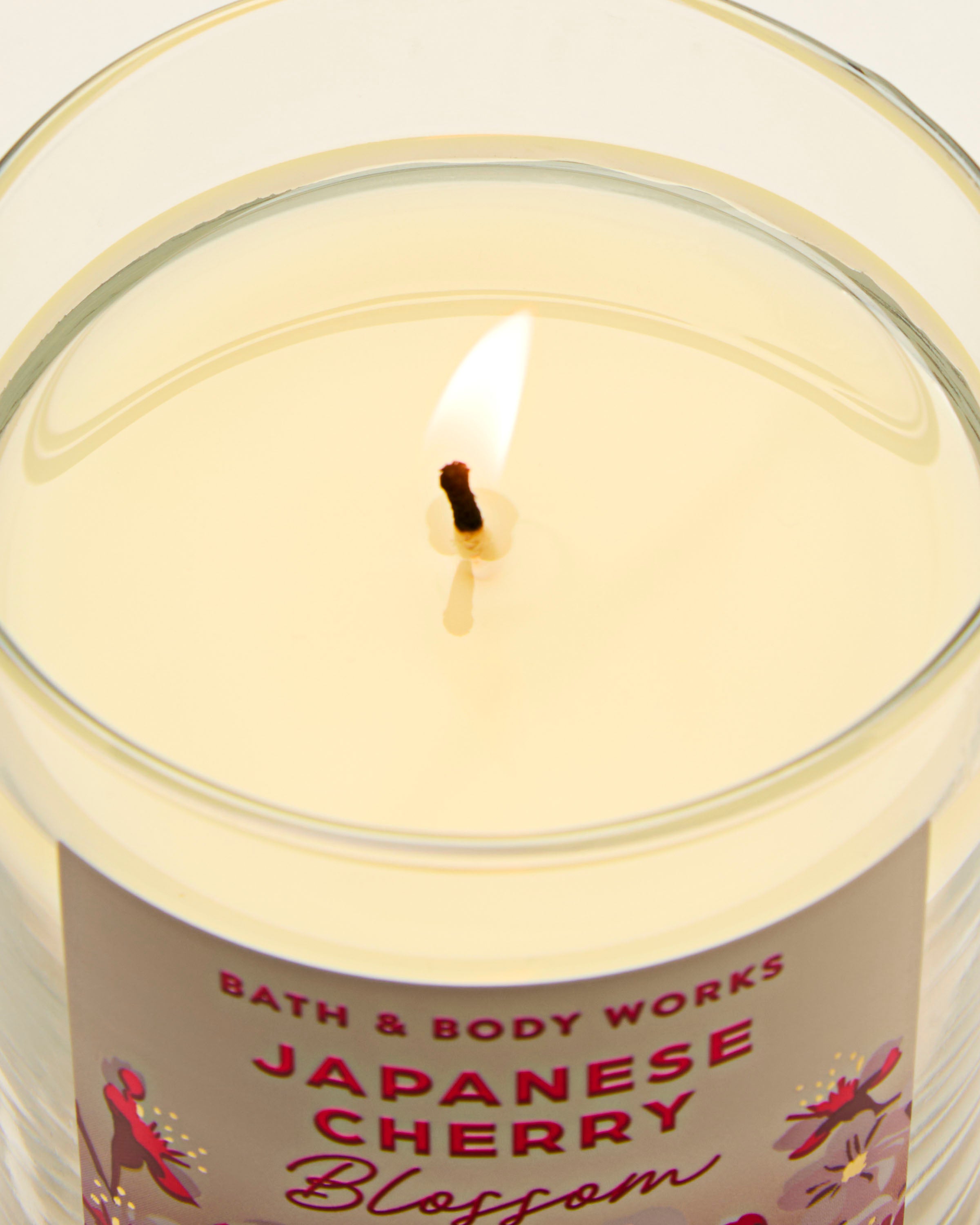 Japanese Cherry Blossom Single Wick Candle | Bath & Body Works