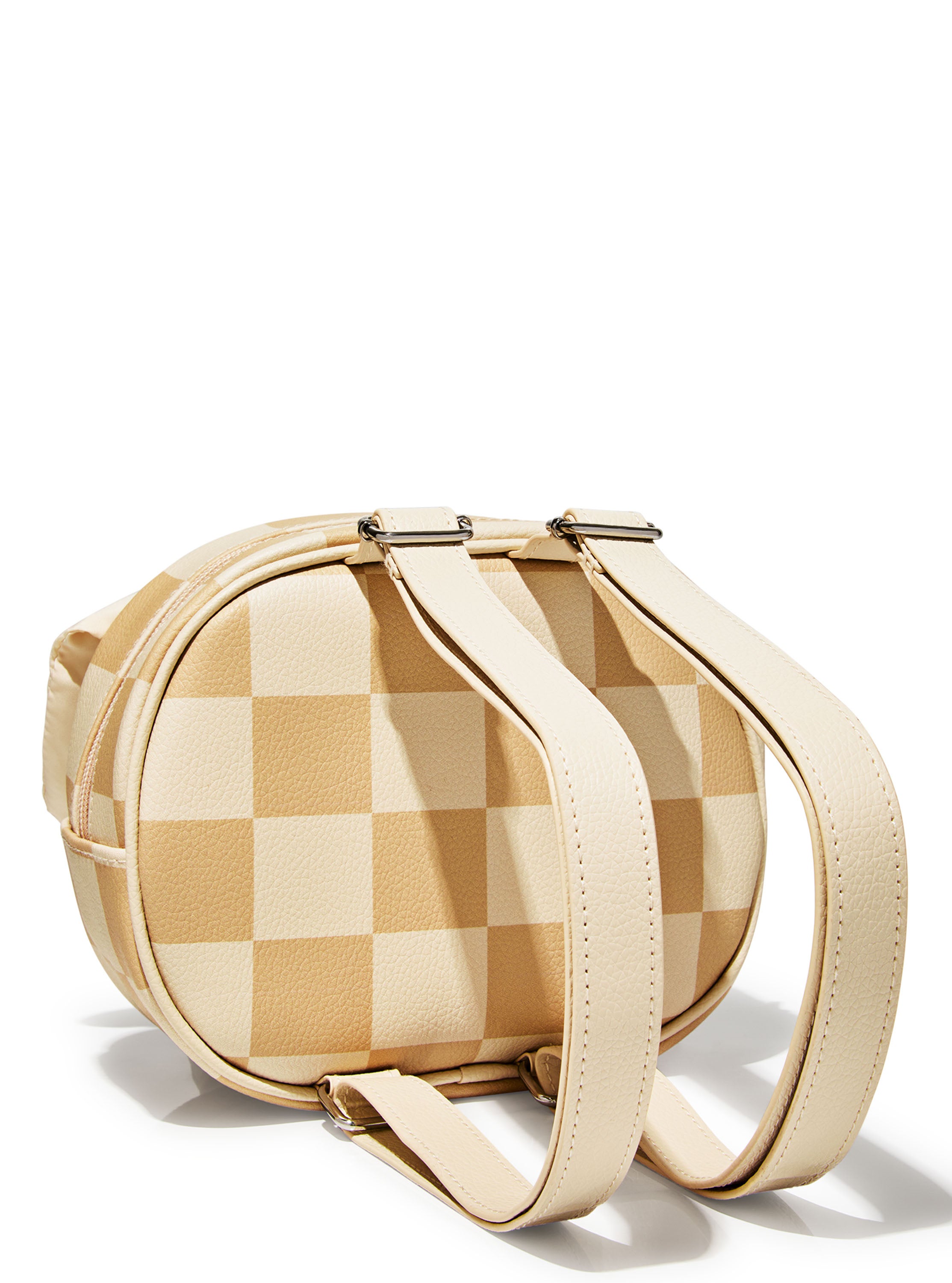 Checkered Dog Cosmetic Bag