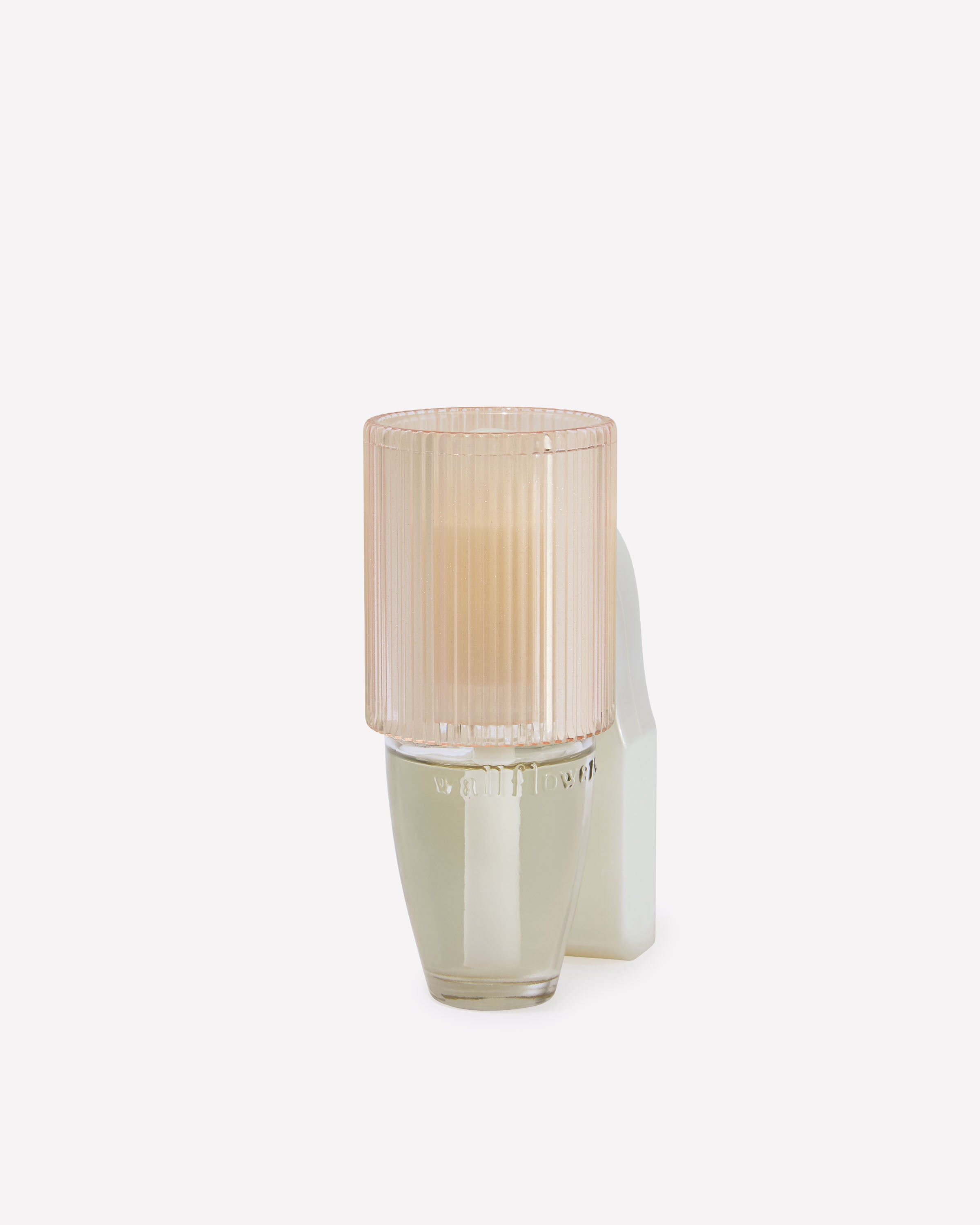 Diffuseur de fragrance Wallflowers Veilleuse contrôle de la fragrance cannelé champagne pétillant