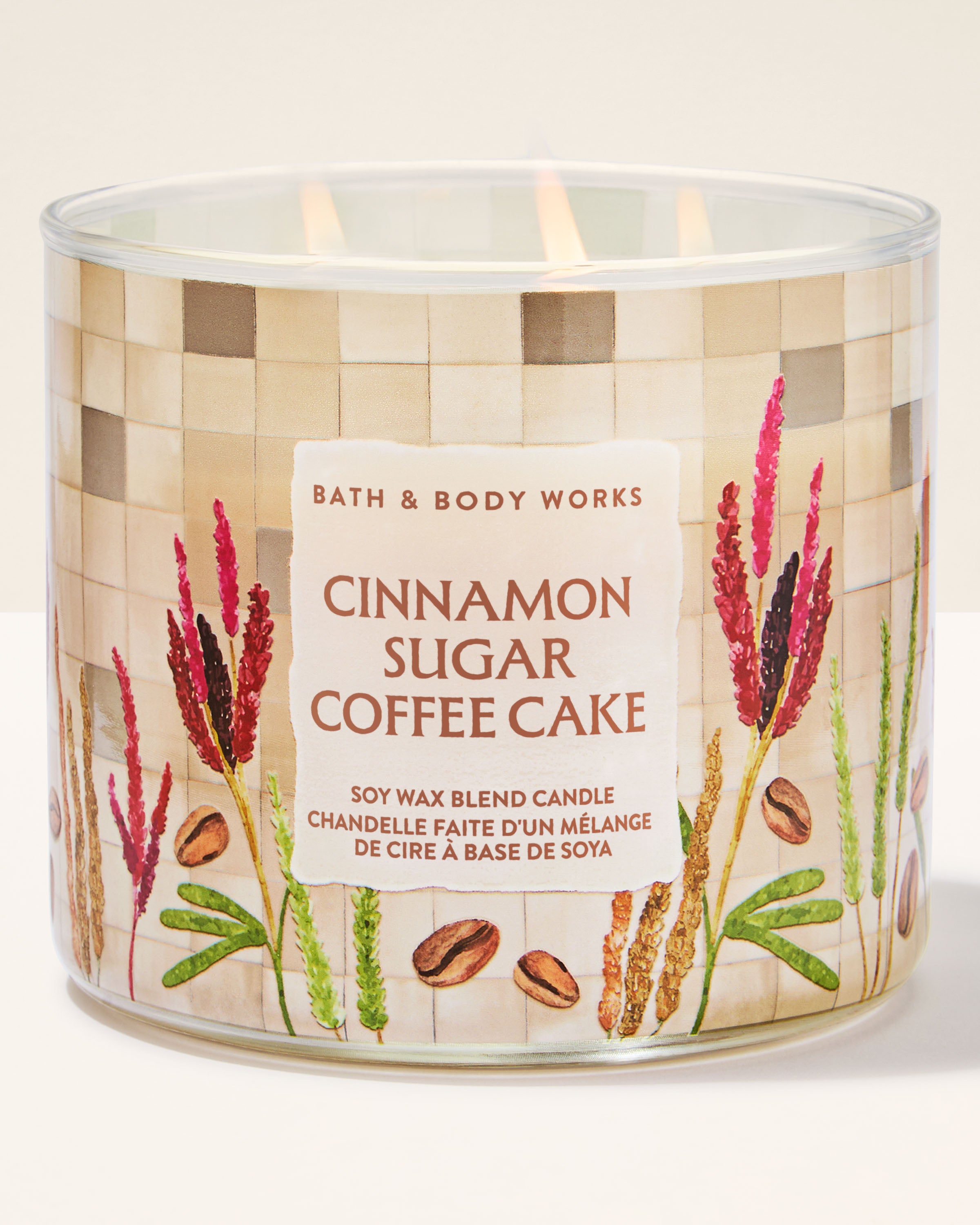 Cinnamon Sugar Coffee Cake 3-Wick Candle