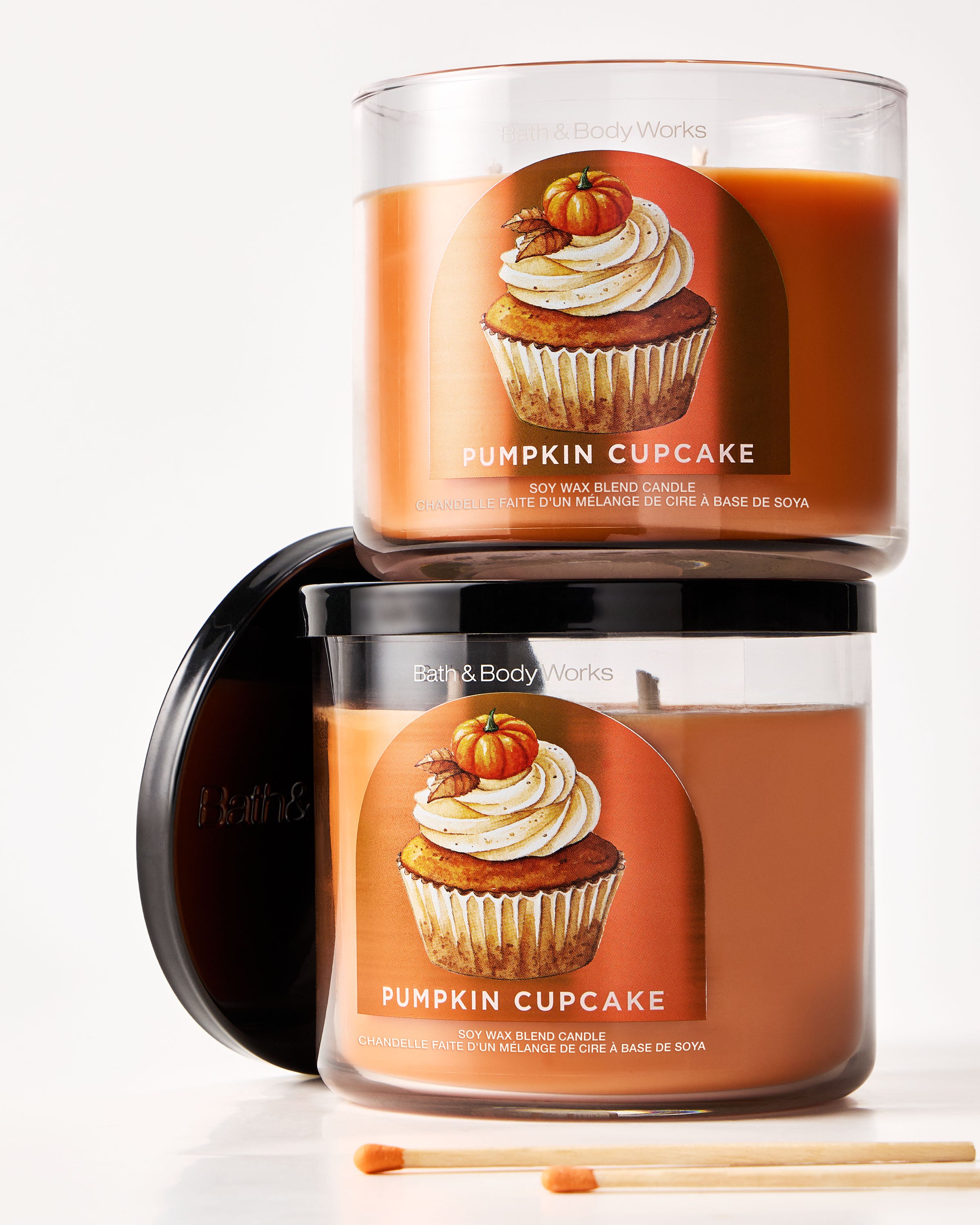 Chandelle à 3 mèches Pumpkin Cupcake