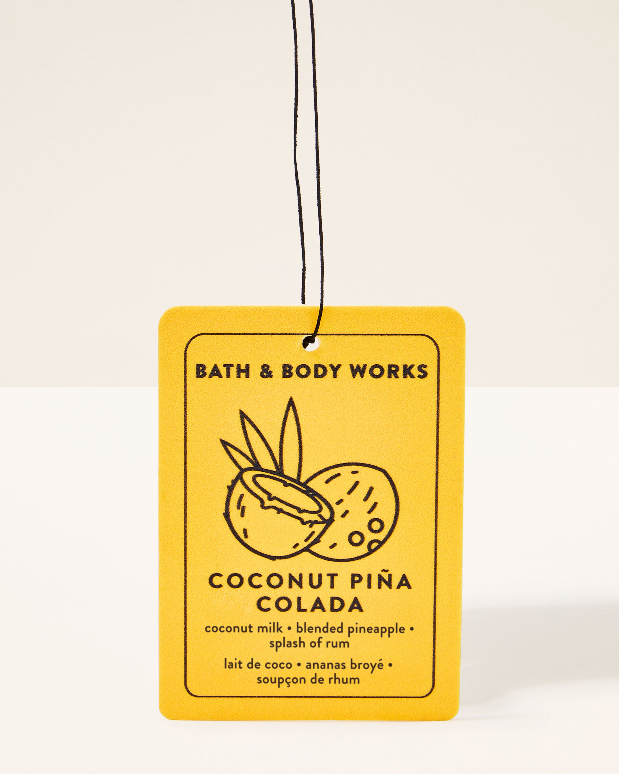 Coconut Pina Colada Hanging Fragrance Diffuser