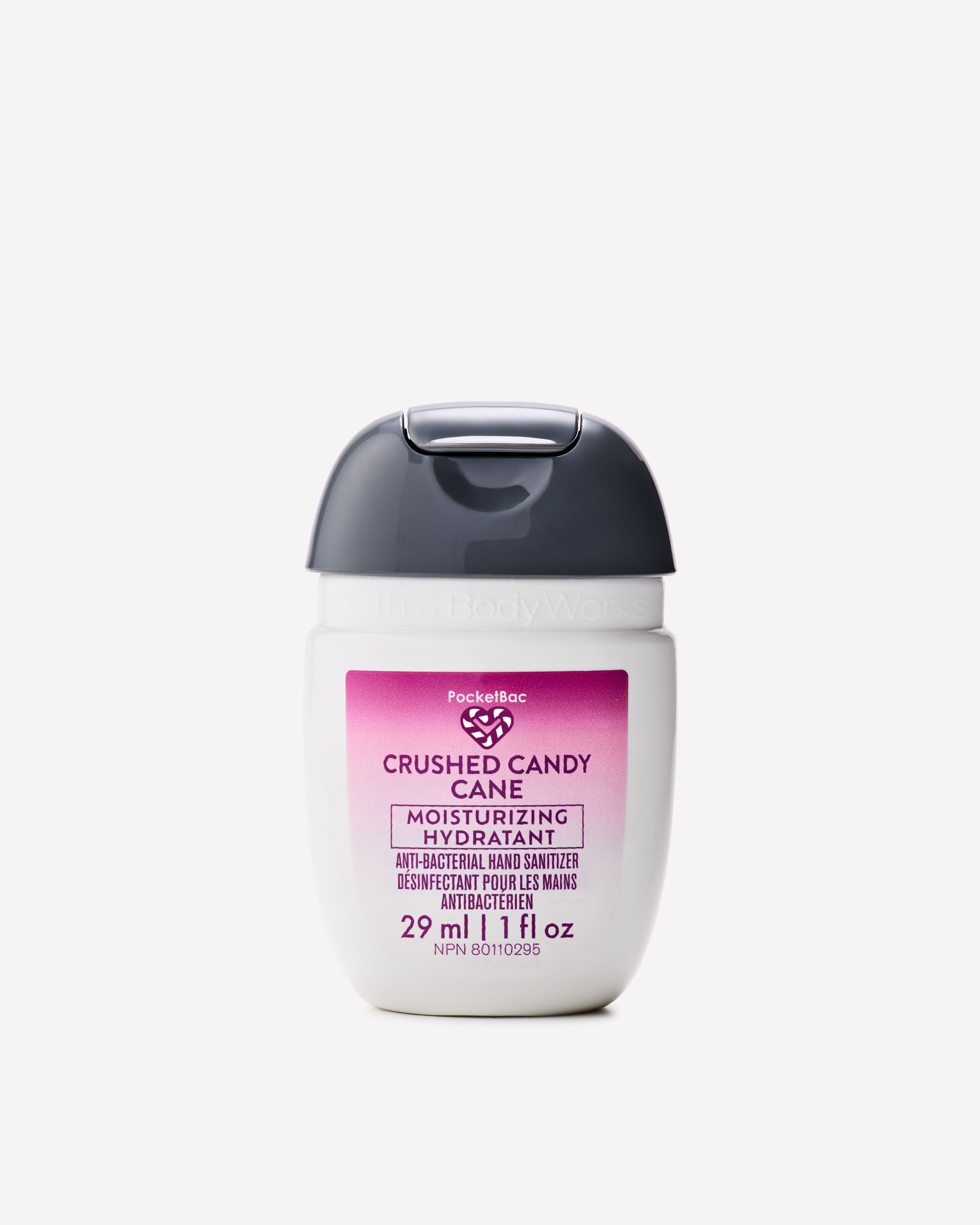 Crushed Candy Cane Moisturizing PocketBac Hand Sanitizer