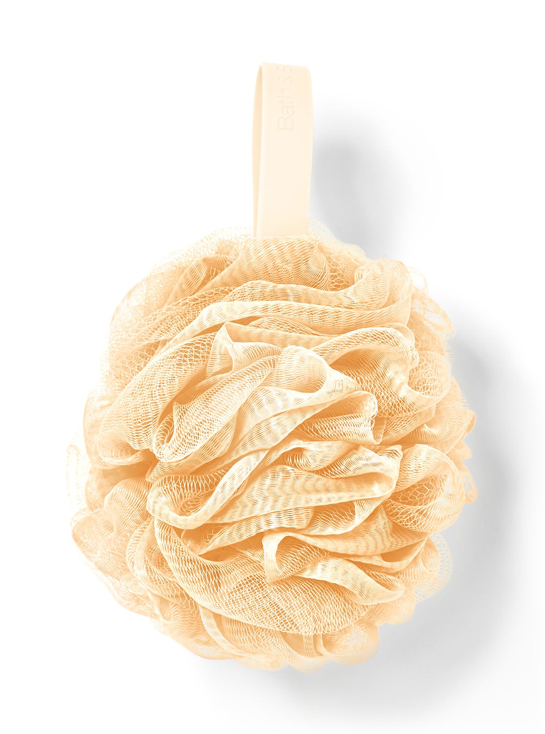 Cream Loofah Bath Sponge Bath and Body Works