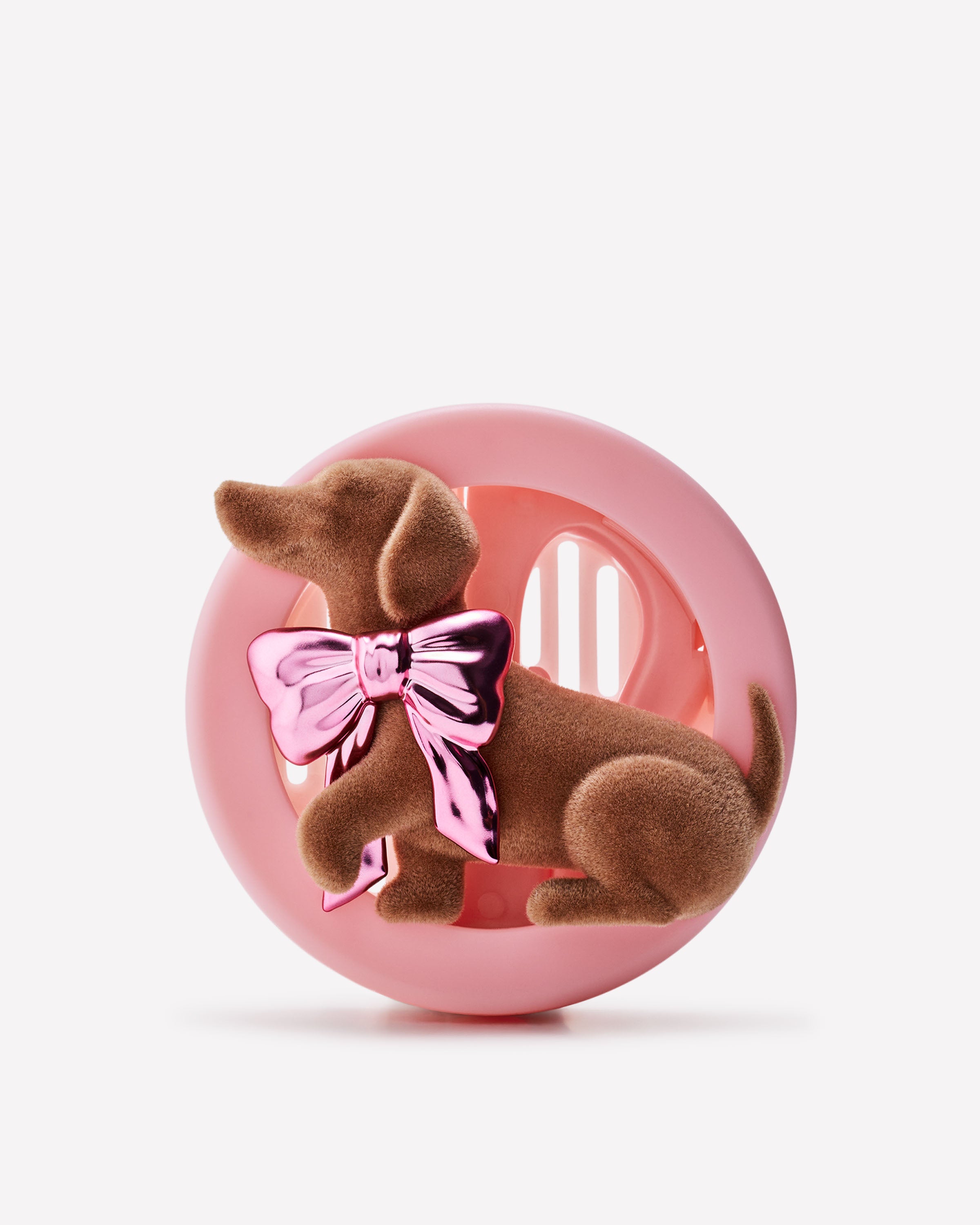 Dog with Bow Car Fragrance Holder